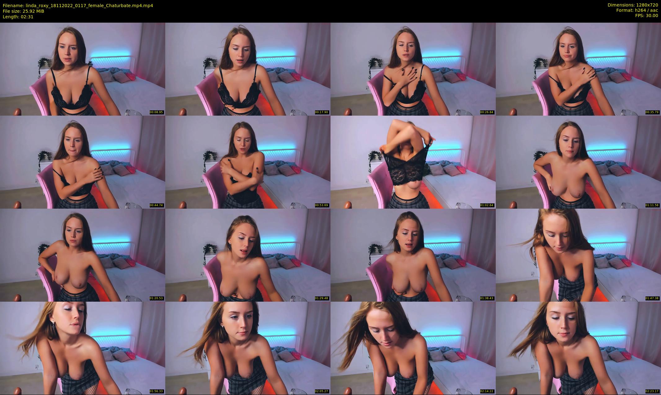 linda_roxy — 3 minute Chaturbate female cam show recording, 720p, Nov 18, 2022