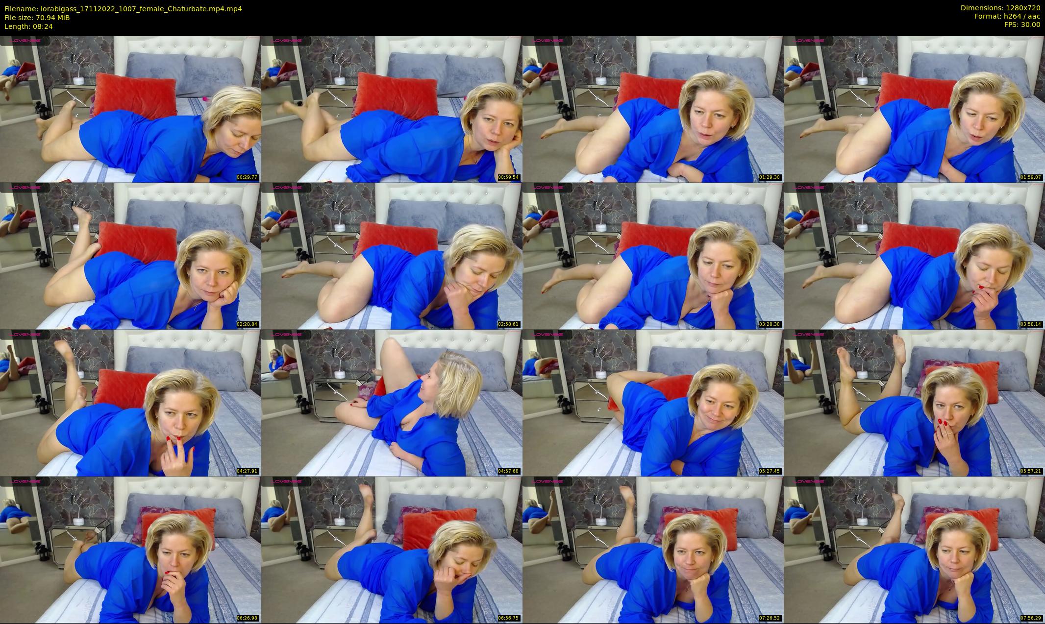 lorabigass — 9 minute Chaturbate female cam show recording, 720p, Nov 17, 2022