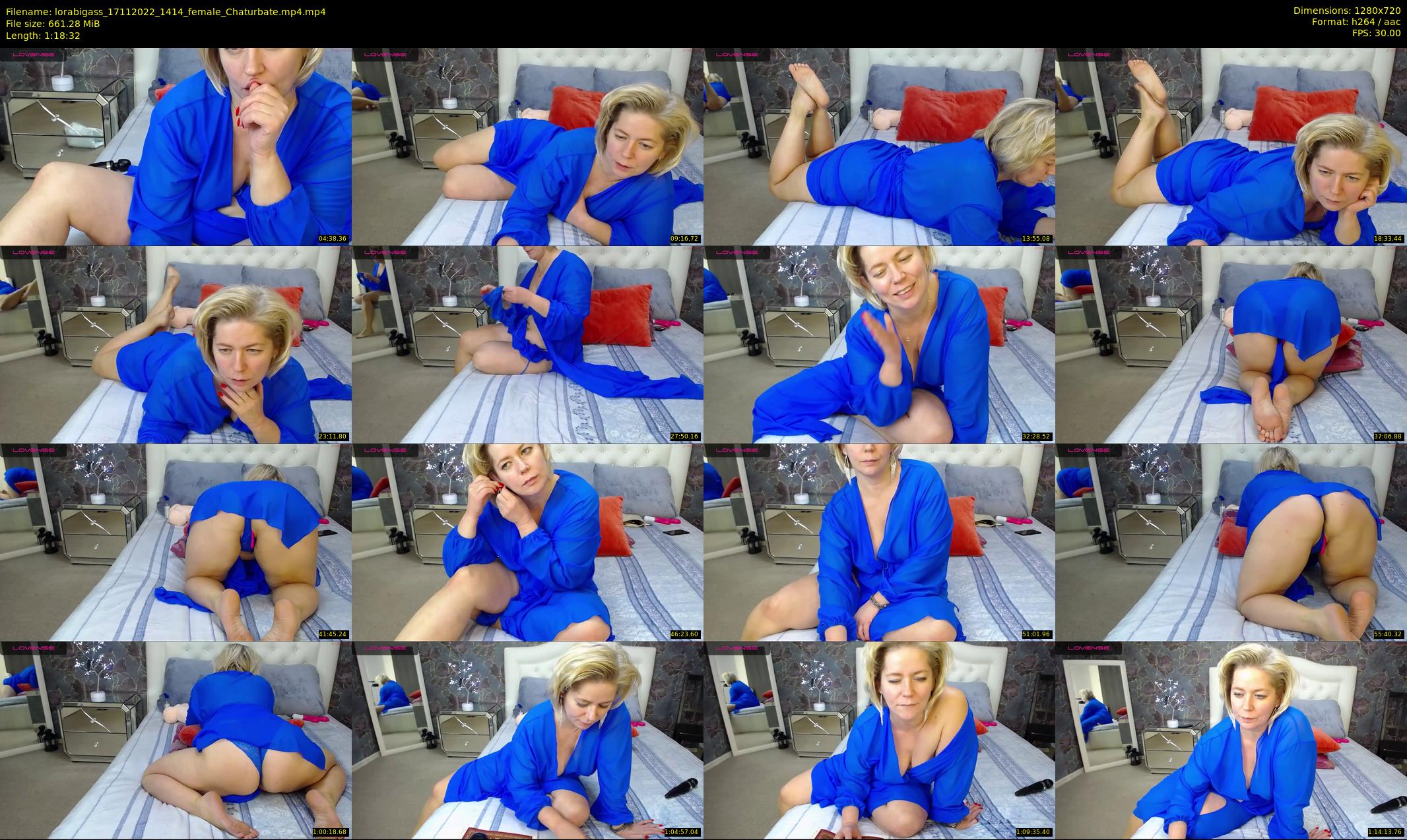 lorabigass — 79 minute Chaturbate female cam show recording, 720p, Nov 17, 2022