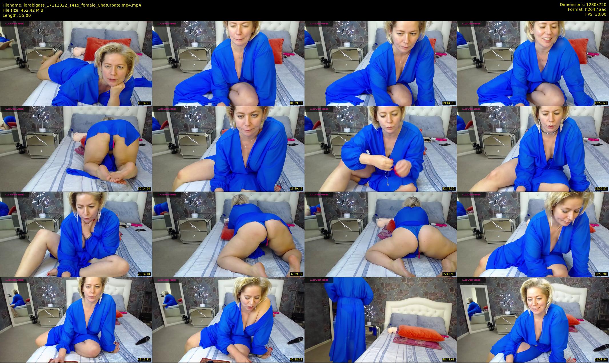 lorabigass — 55 minute Chaturbate female cam show recording, 720p, Nov 17, 2022