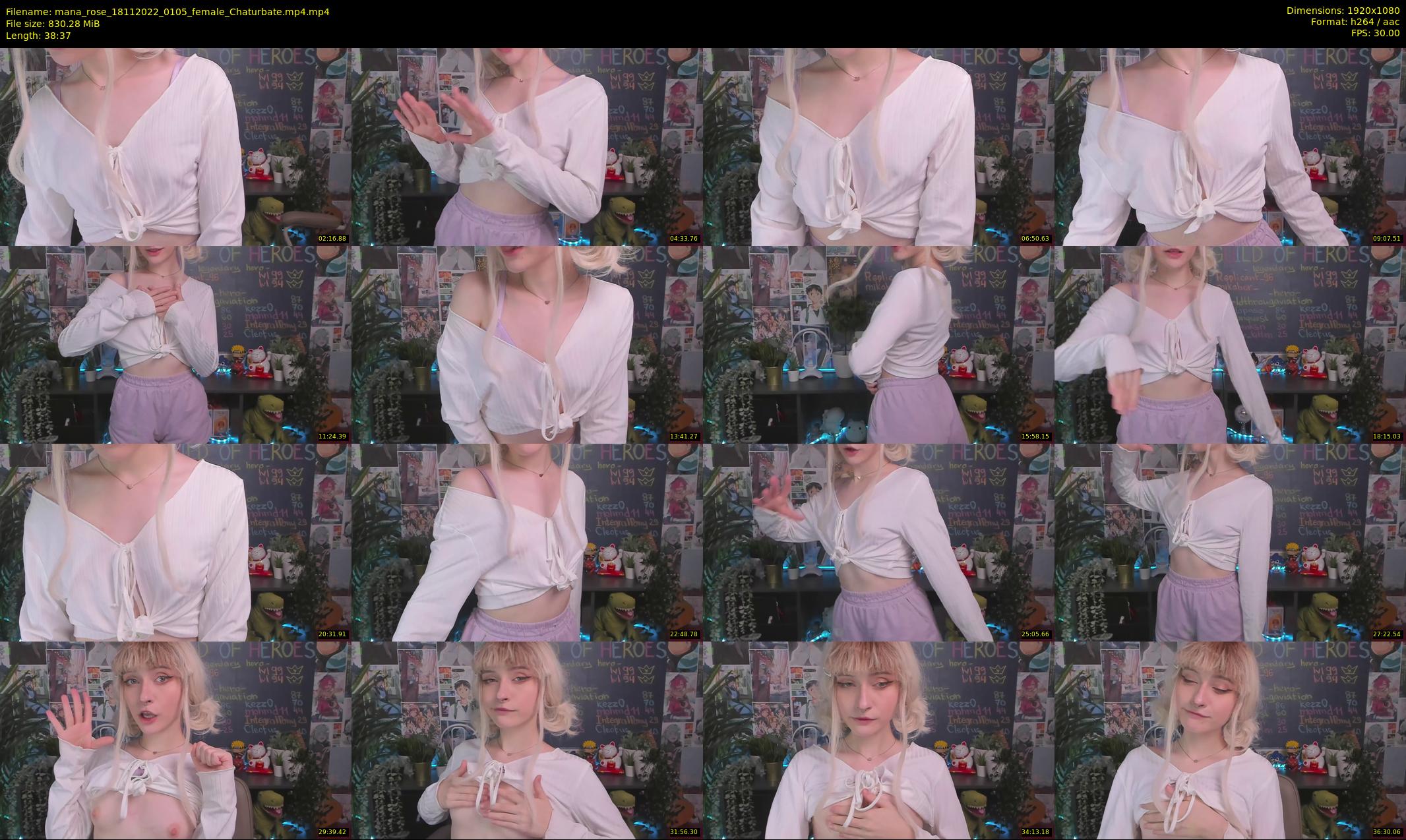 mana_rose — 39 minute Chaturbate female cam show recording, 1080p, Nov 18, 2022