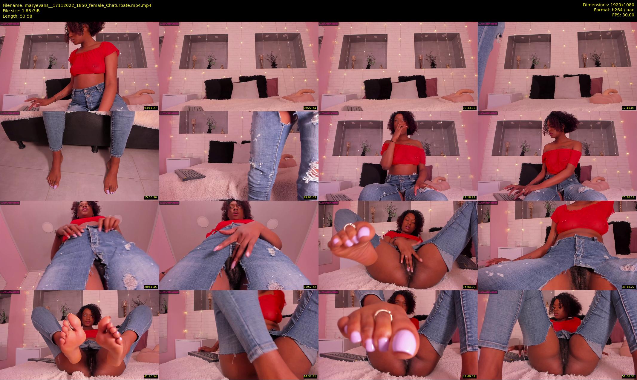 maryevans_ — 54 minute Chaturbate female cam show recording, 1080p, Nov 17, 2022