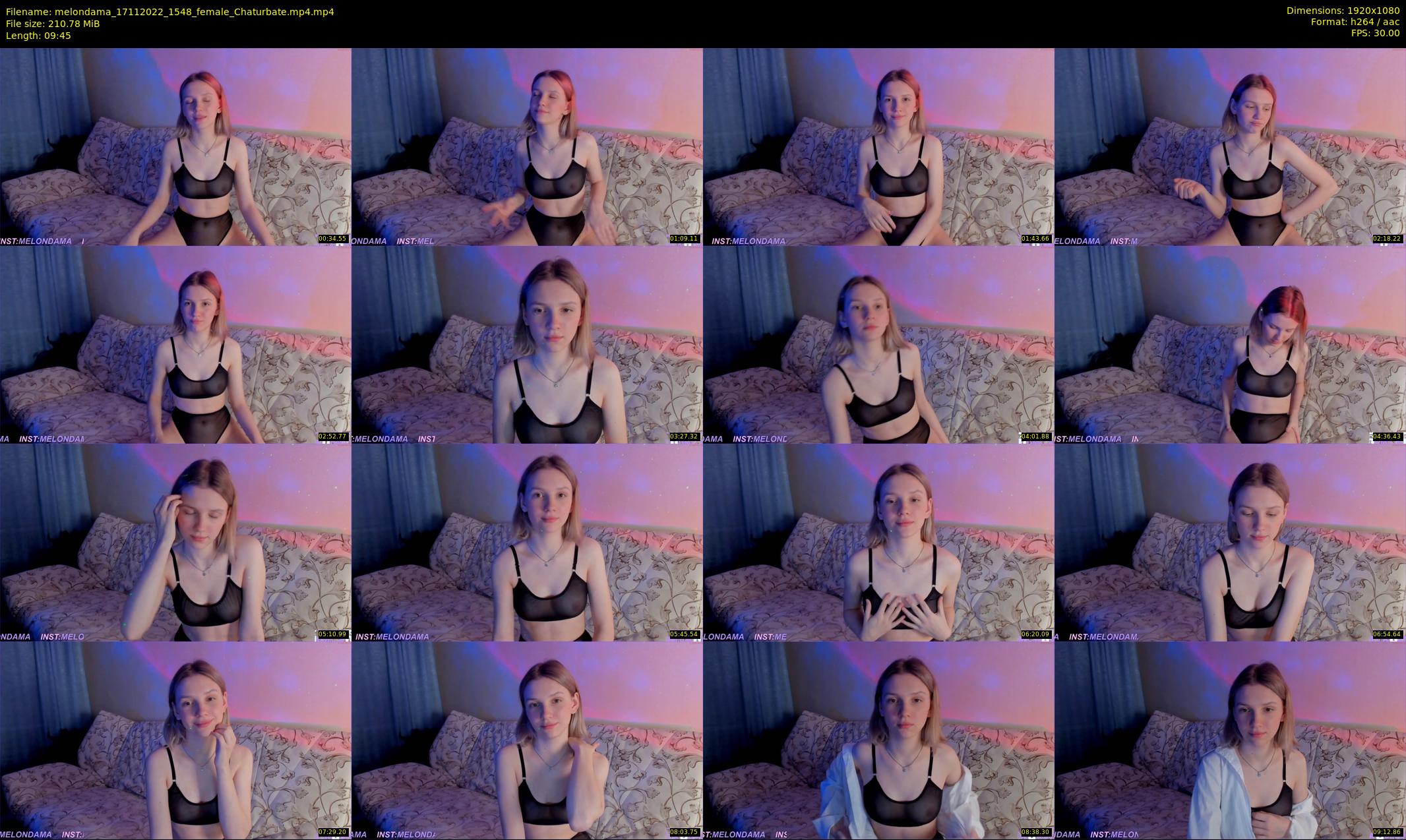melondama — 10 minute Chaturbate female cam show recording, 1080p, Nov 17, 2022
