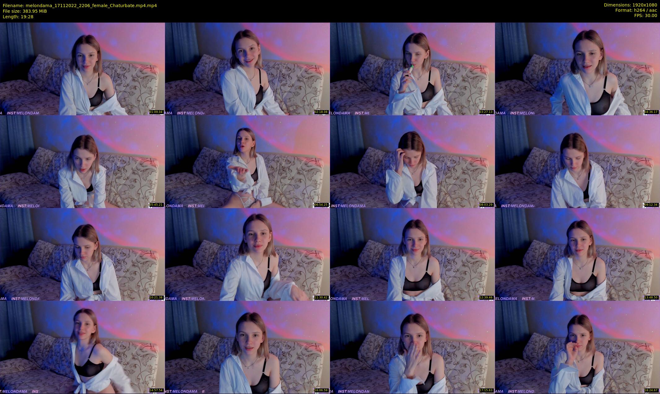 melondama — 20 minute Chaturbate female cam show recording, 1080p, Nov 17, 2022