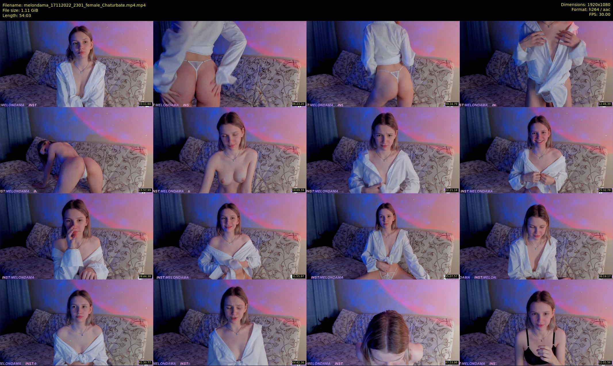 melondama — 55 minute Chaturbate female cam show recording, 1080p, Nov 17, 2022