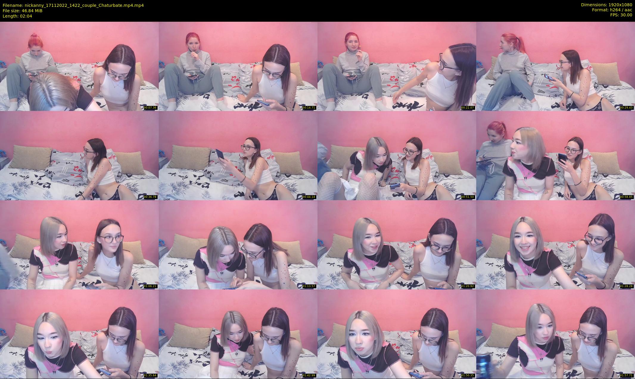 nickanny — 3 minute Chaturbate couple cam show recording, 1080p, Nov 17, 2022