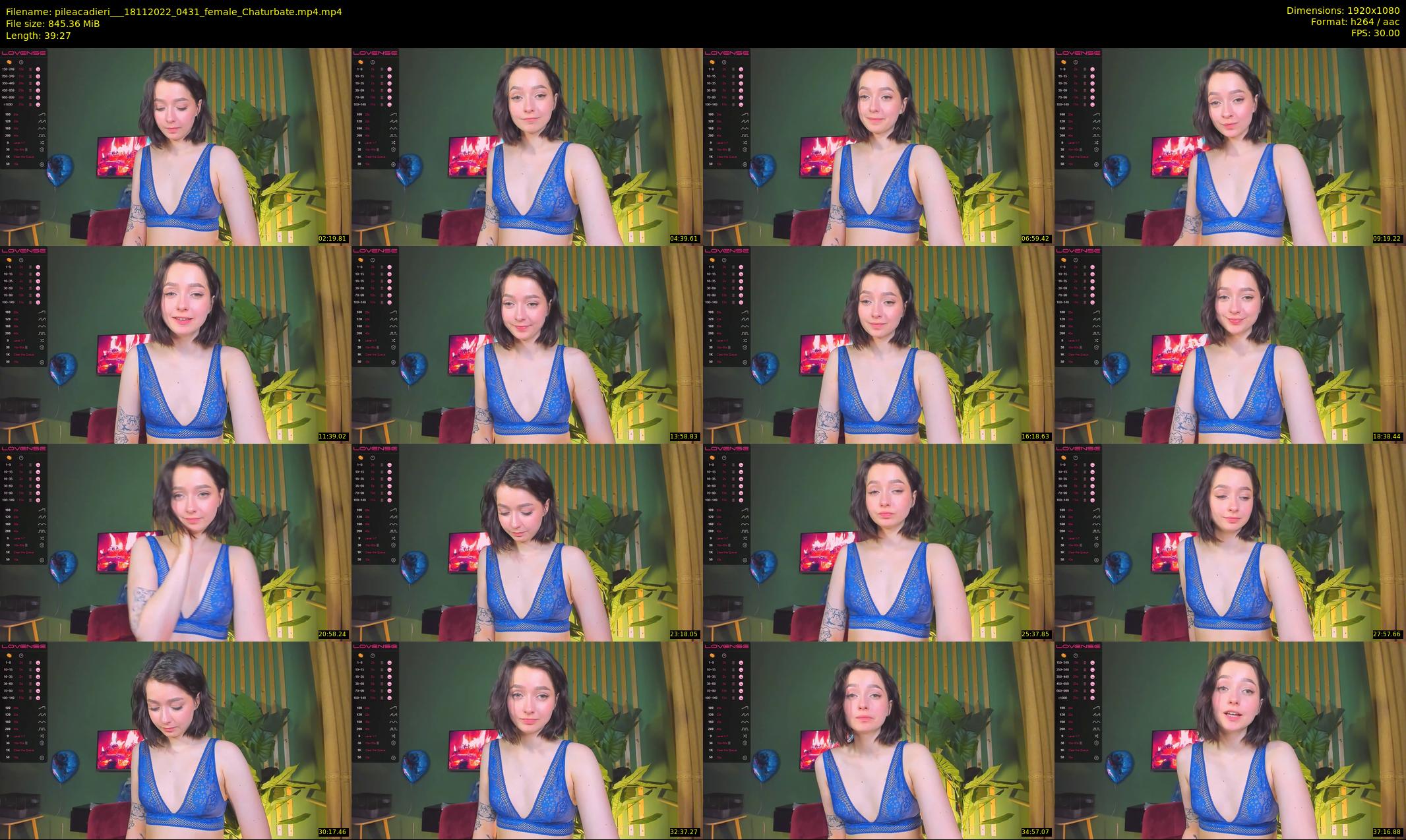 pileacadieri__ — 40 minute Chaturbate female cam show recording, 1080p, Nov 18, 2022