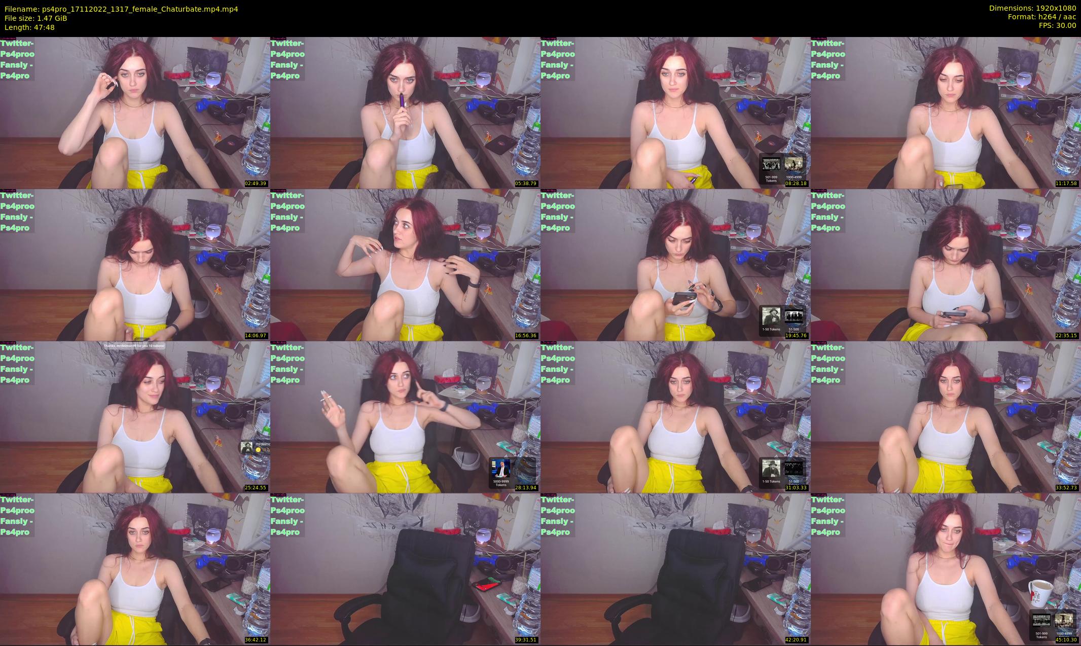 ps4pro — 48 minute Chaturbate female cam show recording, 1080p, Nov 17, 2022