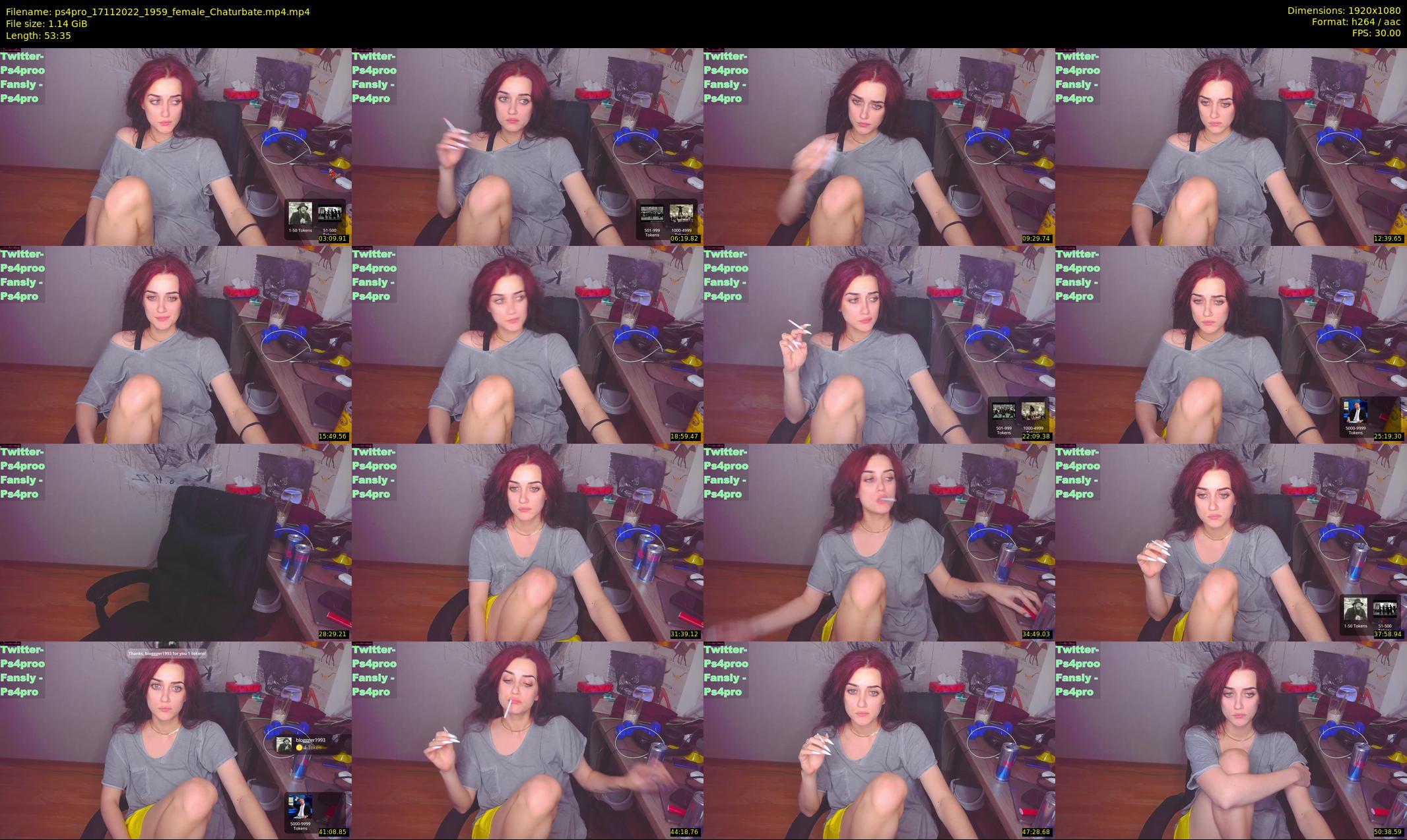 ps4pro — 54 minute Chaturbate female cam show recording, 1080p, Nov 17, 2022