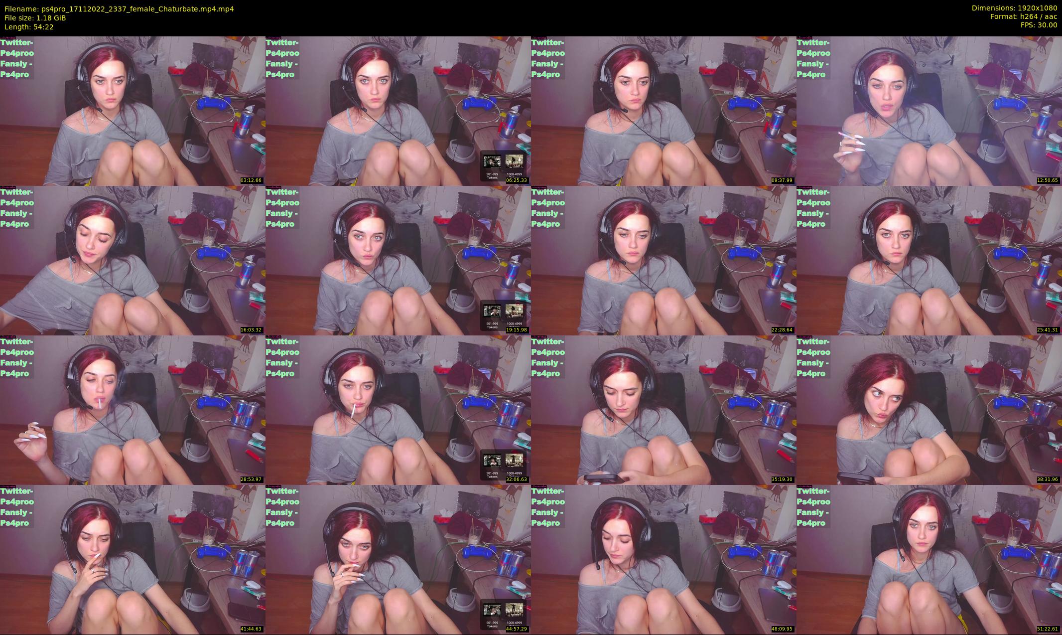 ps4pro — 55 minute Chaturbate female cam show recording, 1080p, Nov 17, 2022