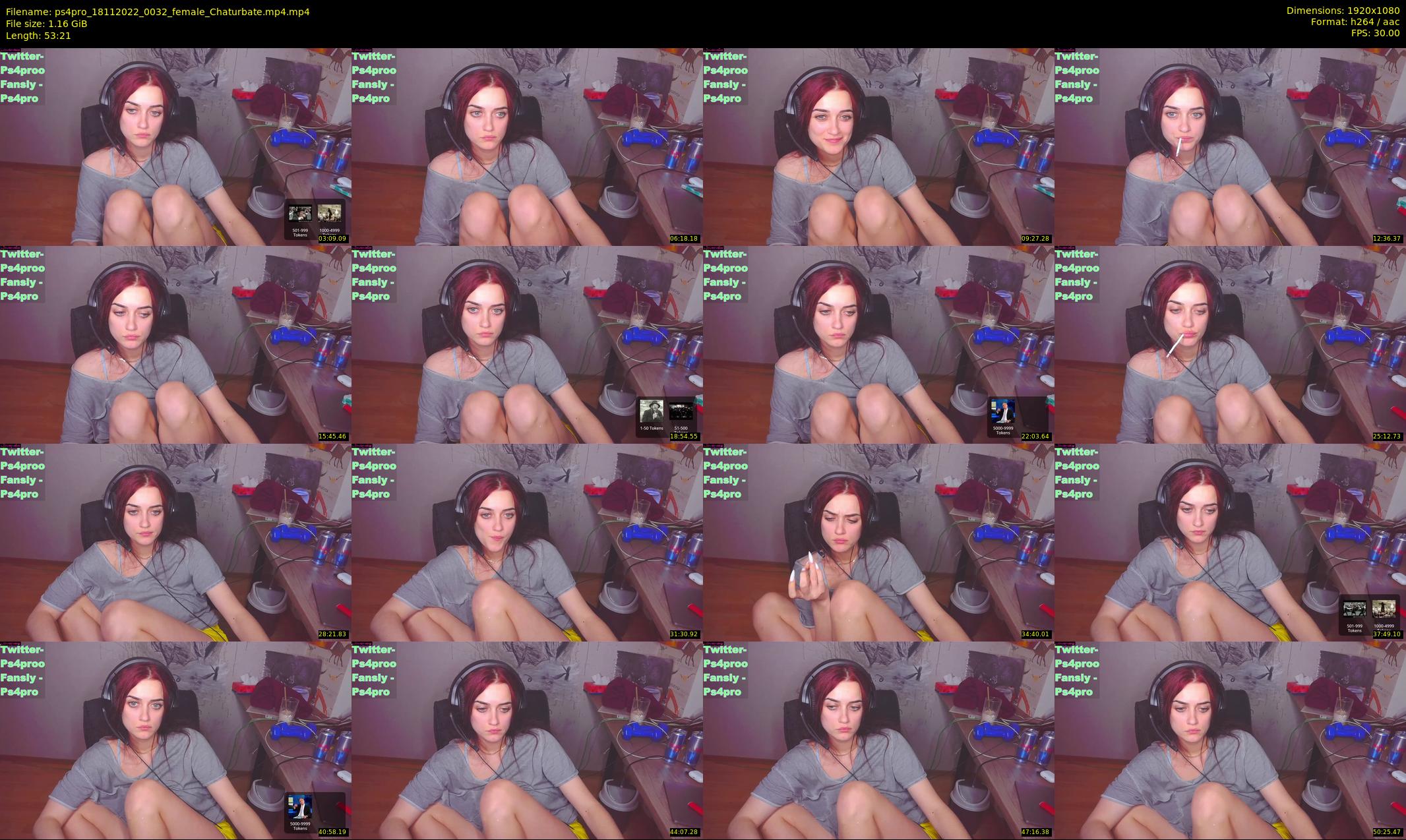 ps4pro — 54 minute Chaturbate female cam show recording, 1080p, Nov 18, 2022