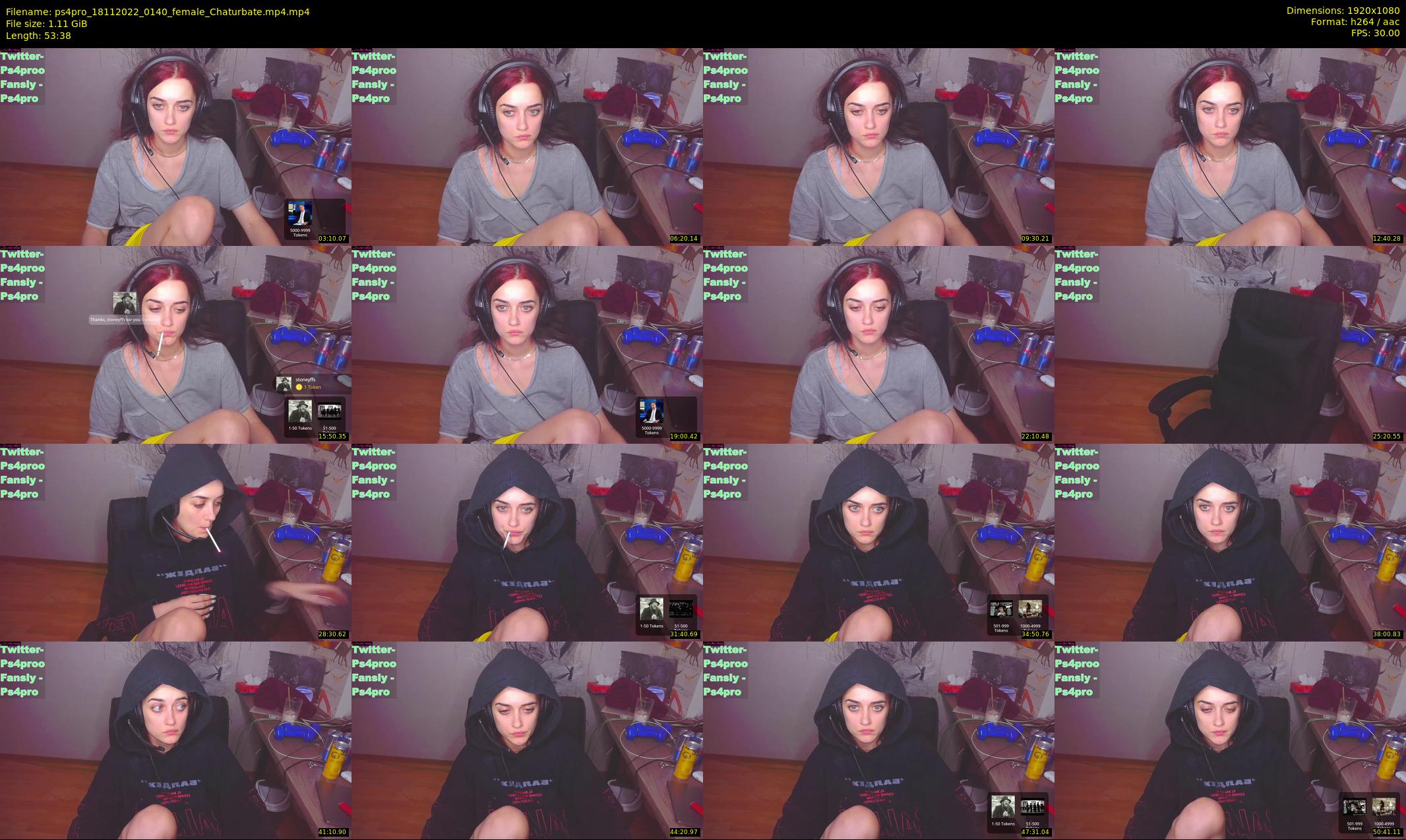 ps4pro — 54 minute Chaturbate female cam show recording, 1080p, Nov 18, 2022