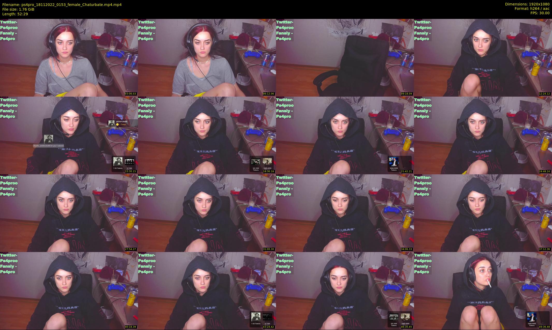ps4pro — 53 minute Chaturbate female cam show recording, 1080p, Nov 18, 2022