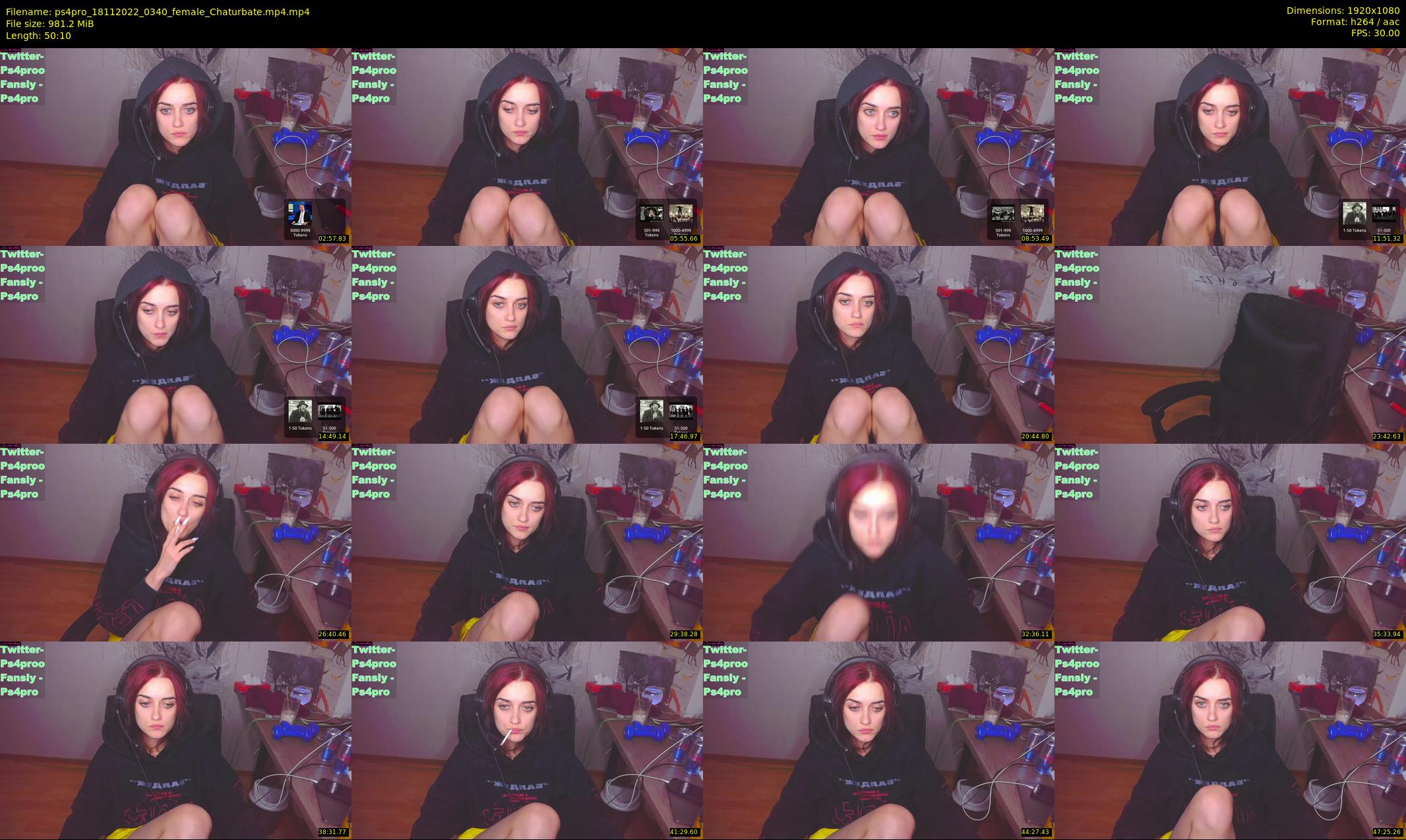 ps4pro — 51 minute Chaturbate female cam show recording, 1080p, Nov 18, 2022