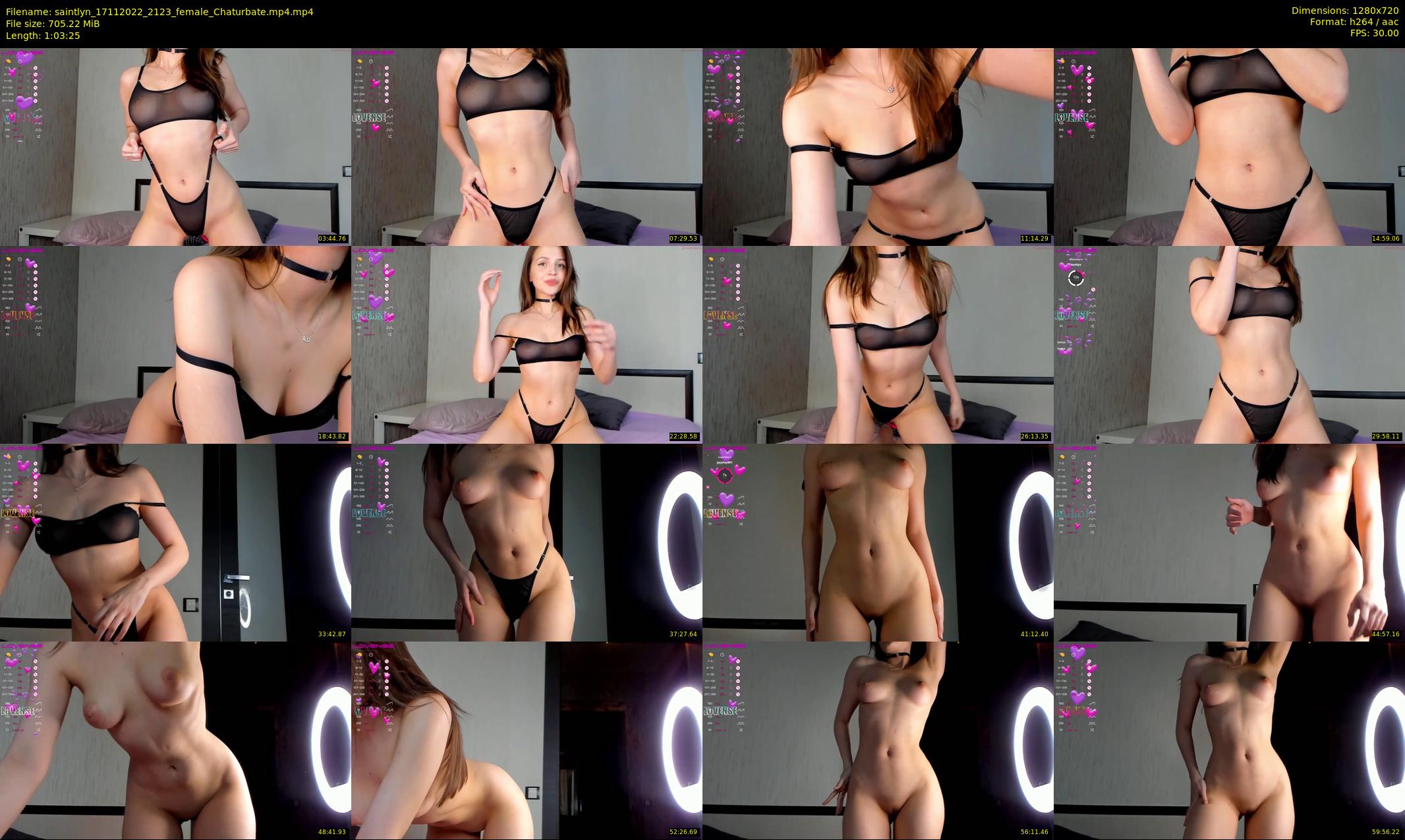 saintlyn — 64 minute Chaturbate female cam show recording, 720p, Nov 17, 2022