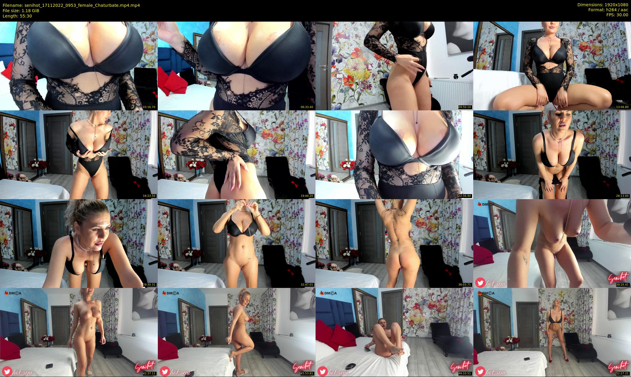 senihot — 56 minute Chaturbate female cam show recording, 1080p, Nov 17, 2022