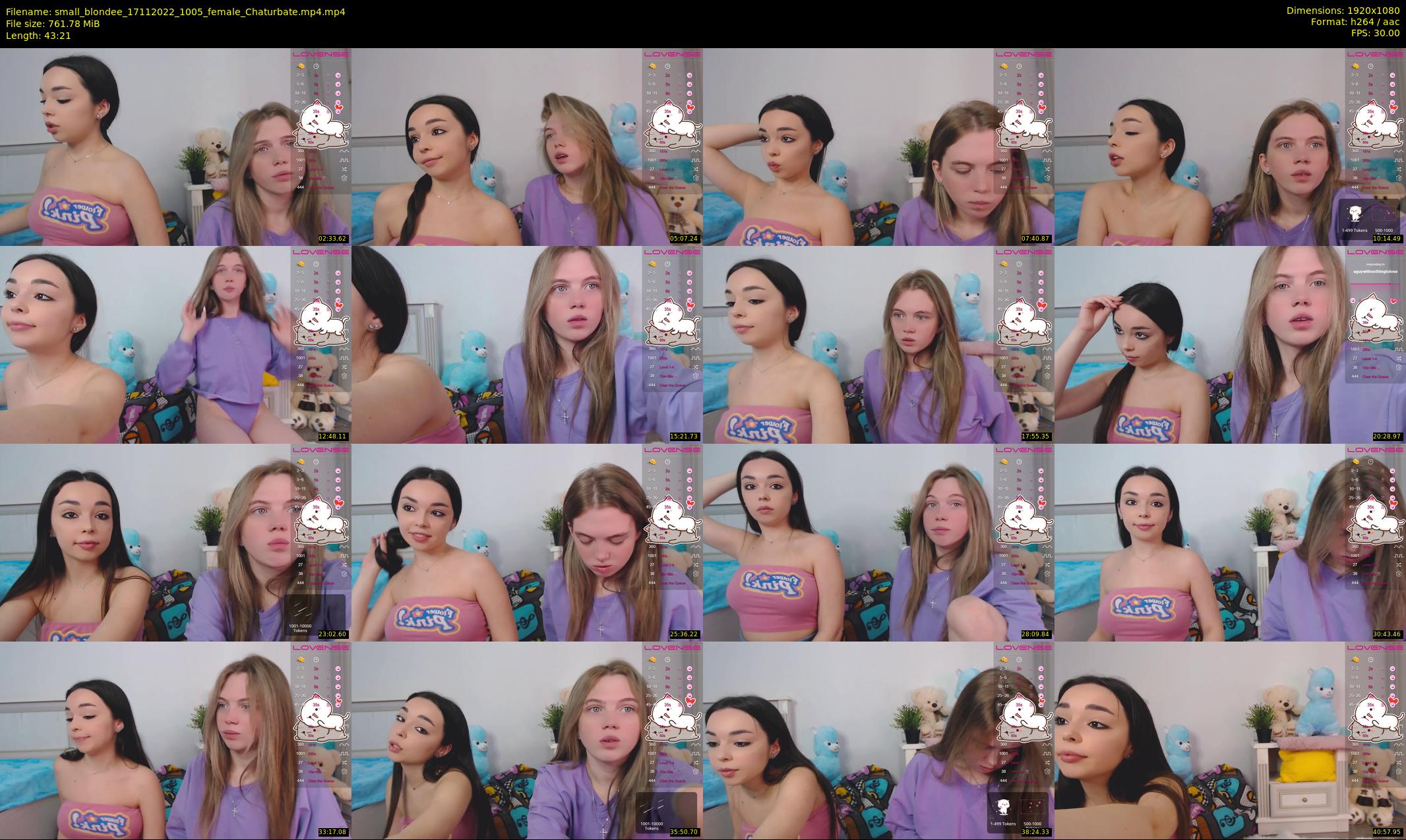 small_blondee — 44 minute Chaturbate female cam show recording, 1080p, Nov 17, 2022