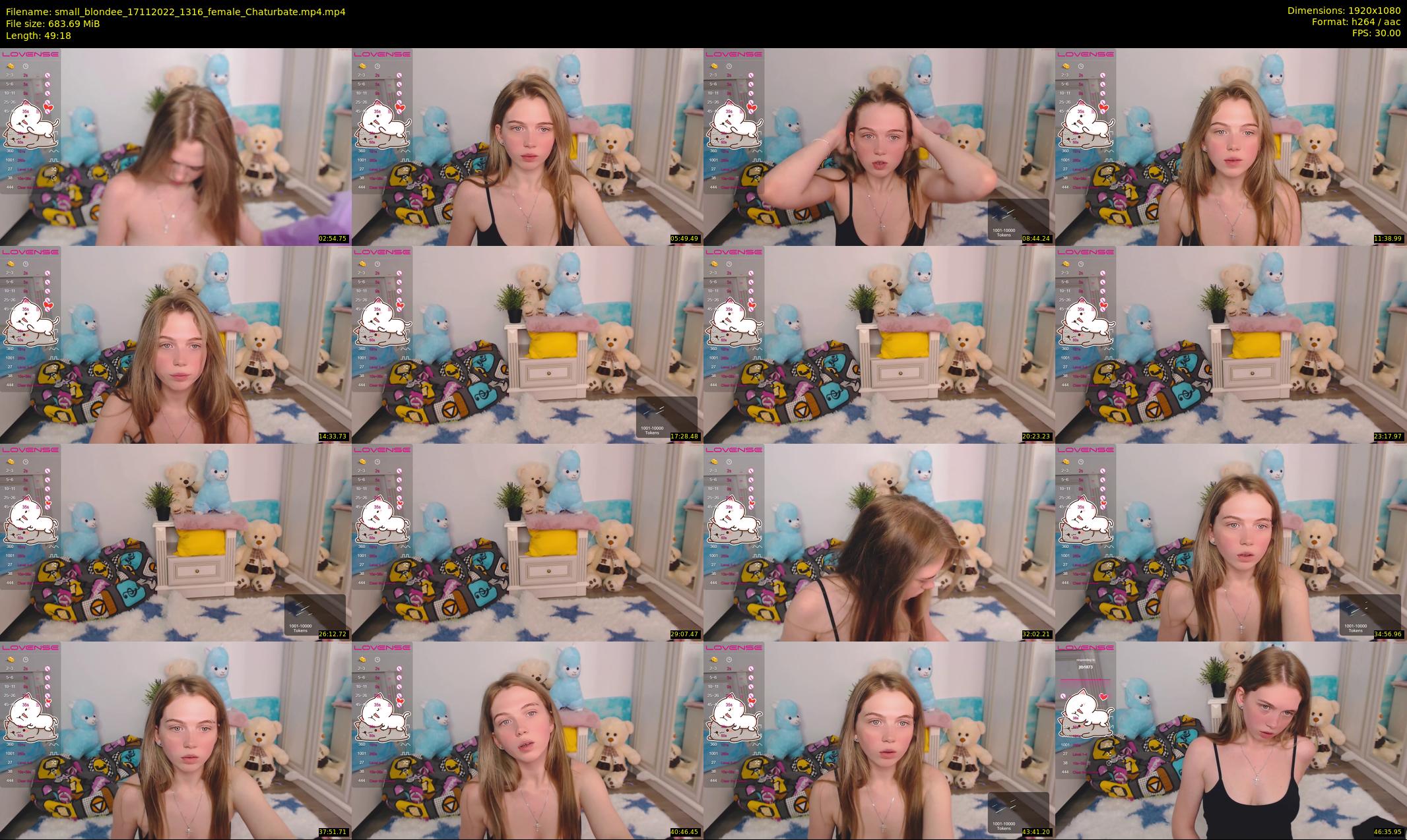small_blondee — 50 minute Chaturbate female cam show recording, 1080p, Nov 17, 2022