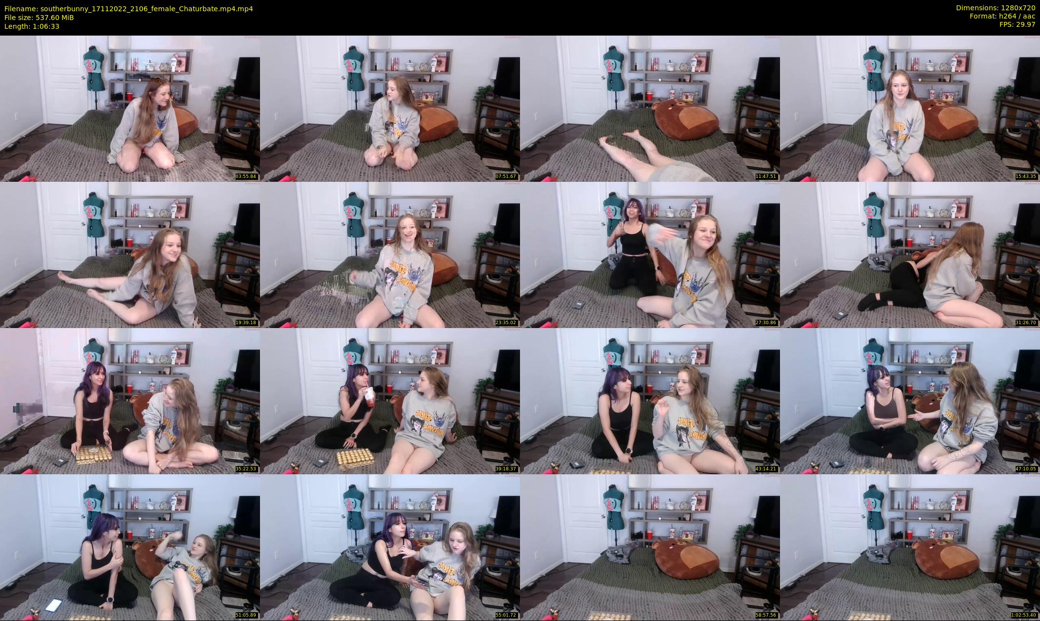 southerbunny — 67 minute Chaturbate female cam show recording, 720p, Nov 17, 2022