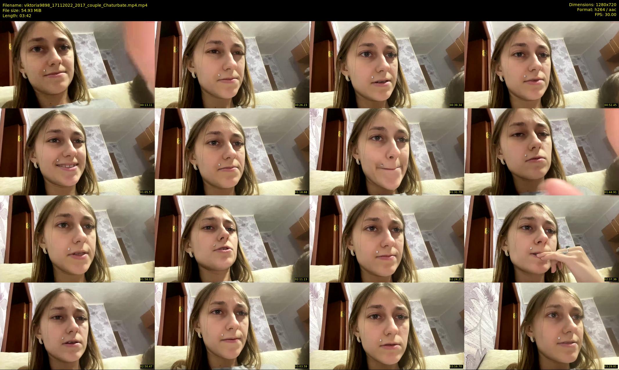 viktoria9898 — 4 minute Chaturbate couple cam show recording, 720p, Nov 17, 2022
