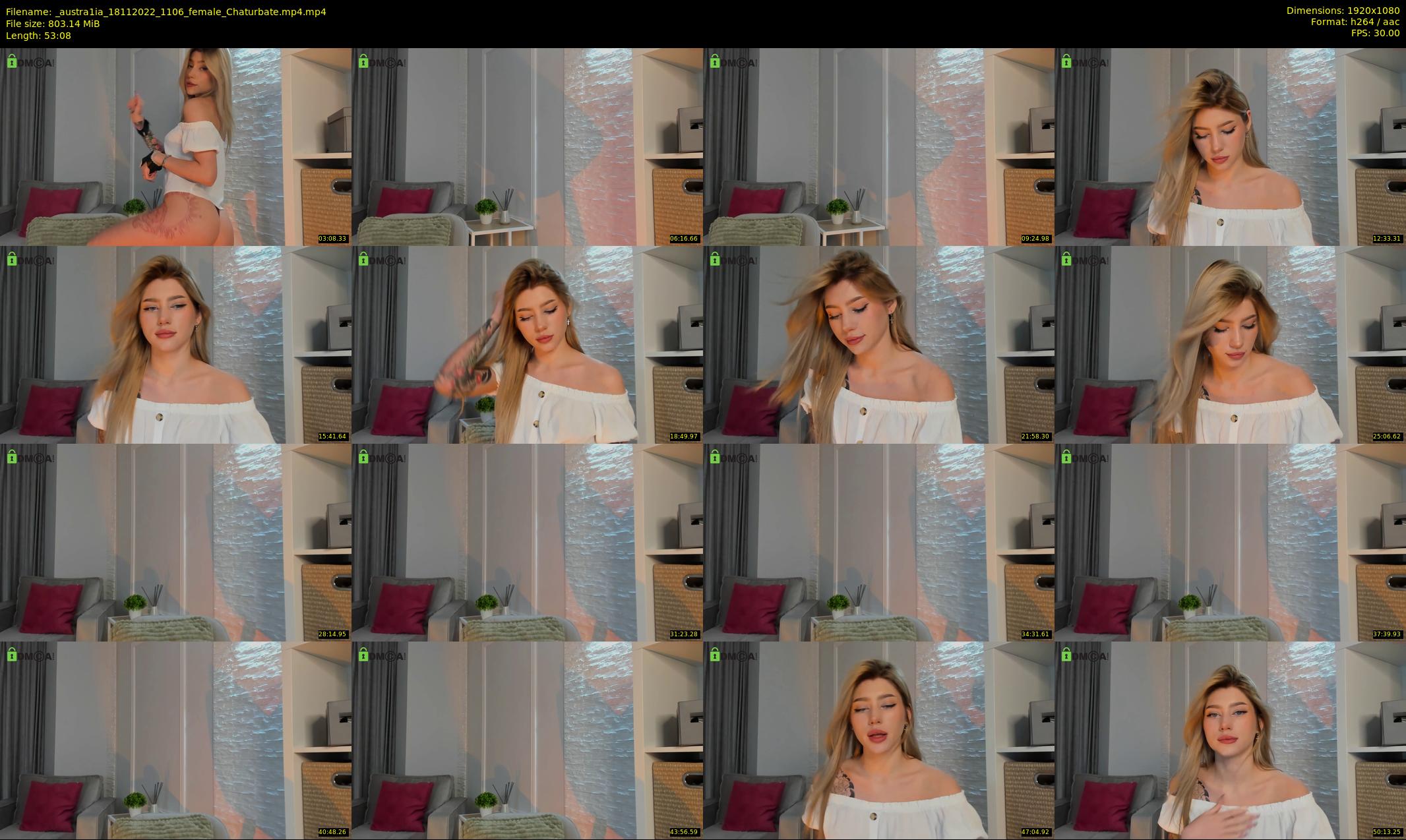 _austra1ia — 54 minute Chaturbate female cam show recording, 1080p, Nov 18, 2022