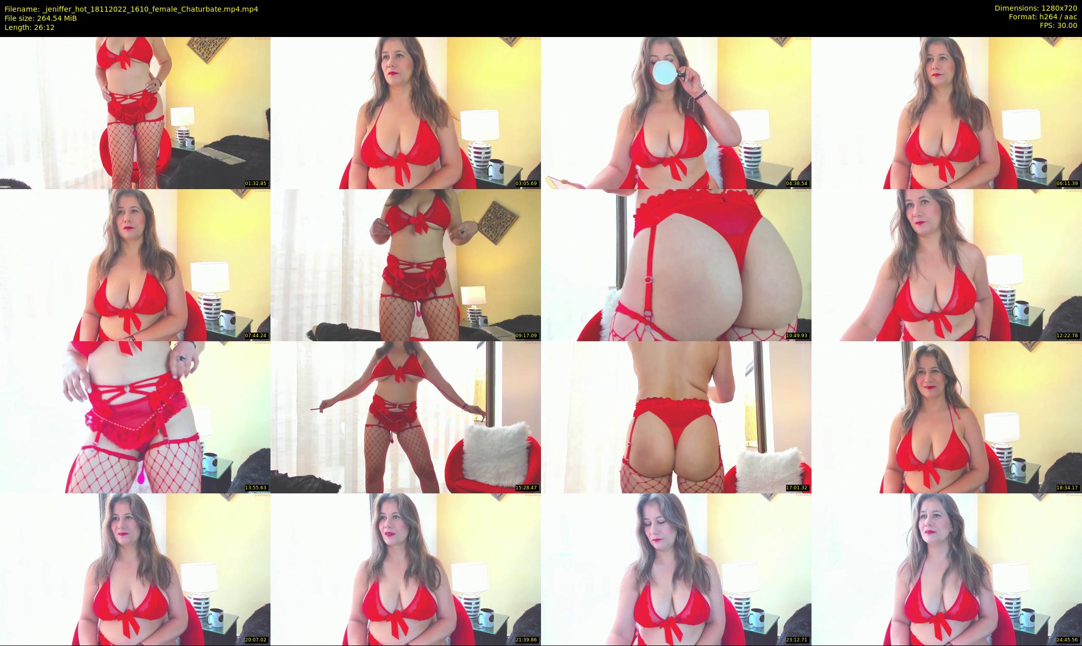 _jeniffer_hot — 27 minute Chaturbate female cam show recording, 720p, Nov 18, 2022