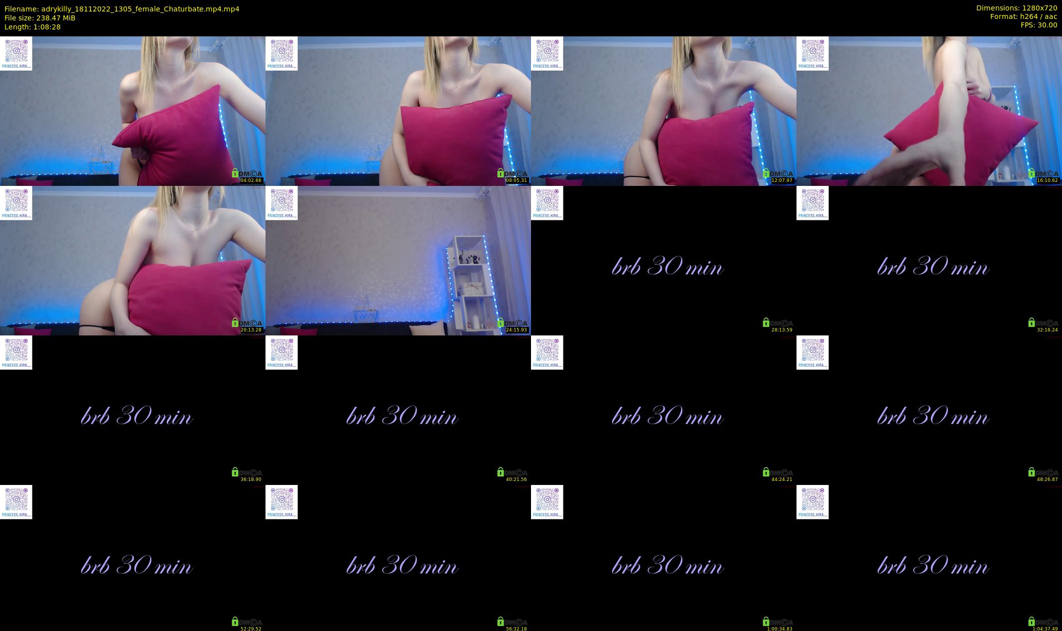 adrykilly — 69 minute Chaturbate female cam show recording, 720p, Nov 18, 2022
