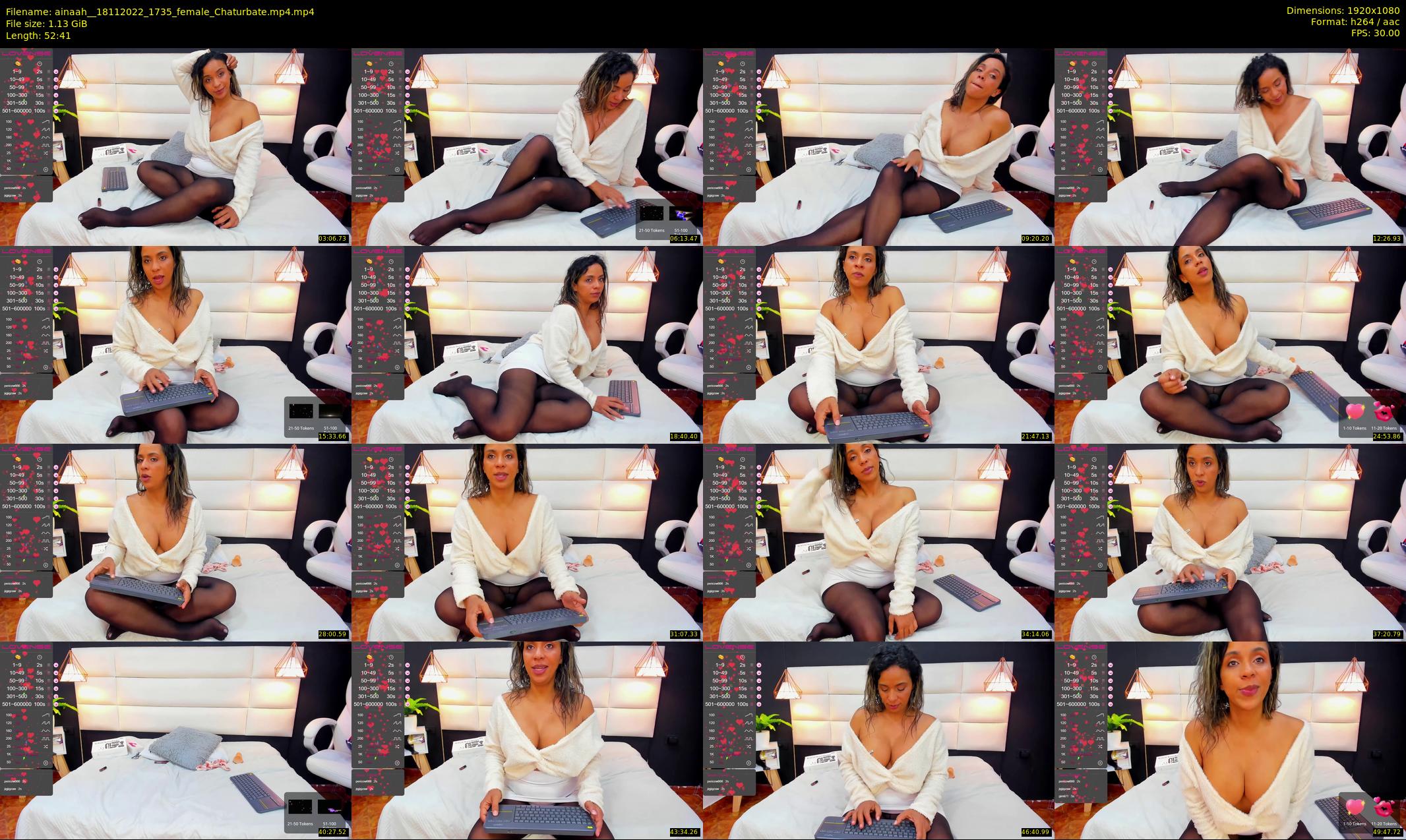 ainaah_ — 53 minute Chaturbate female cam show recording, 1080p, Nov 18, 2022