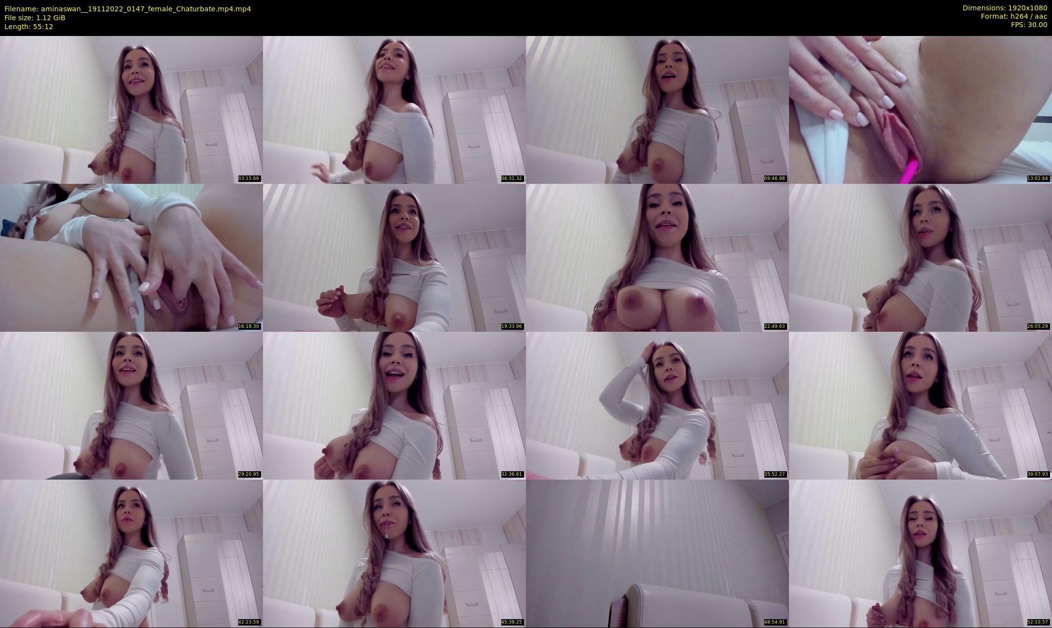 aminaswan_ — 56 minute Chaturbate female cam show recording, 1080p, Nov 19, 2022