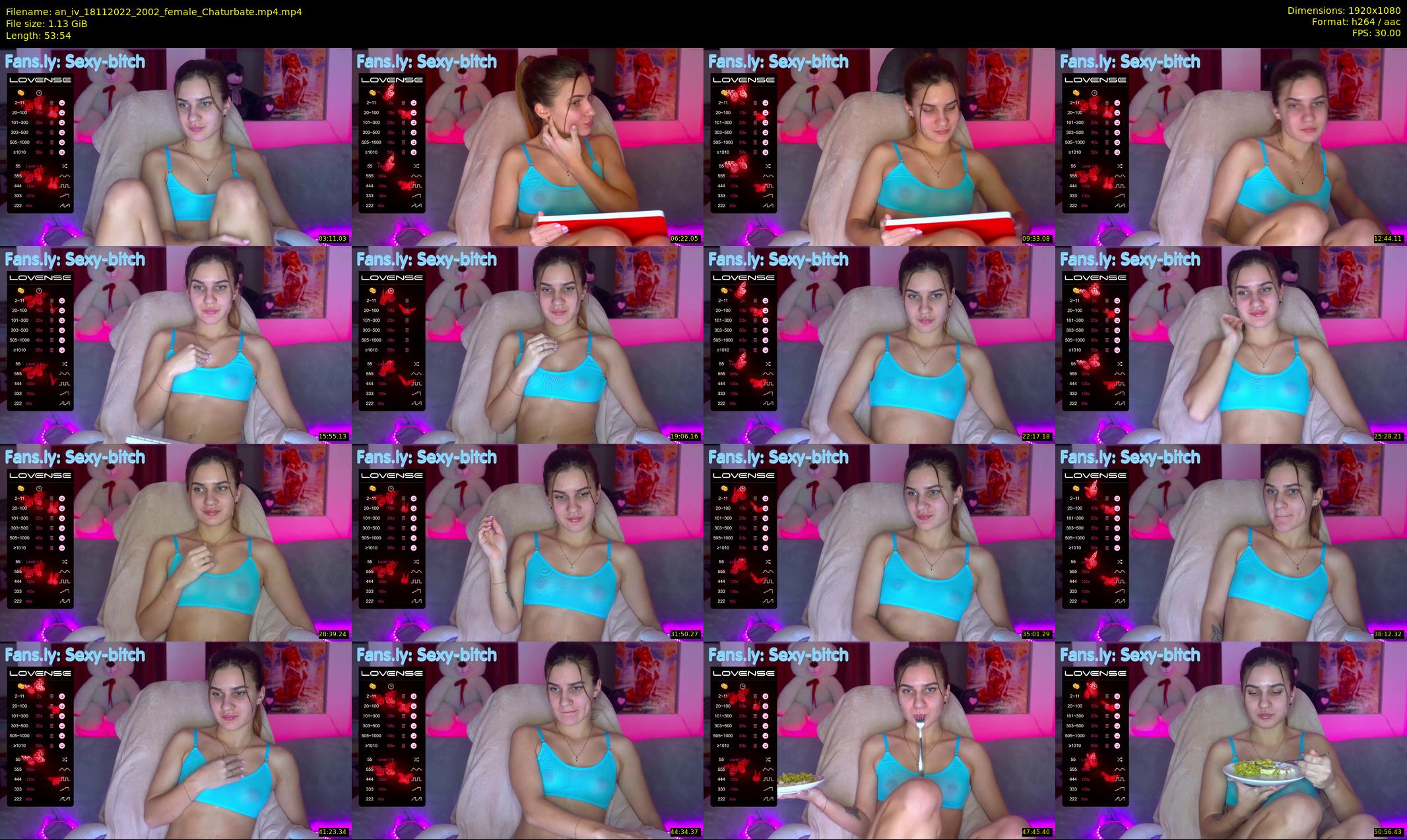 an_iv — 54 minute Chaturbate female cam show recording, 1080p, Nov 18, 2022