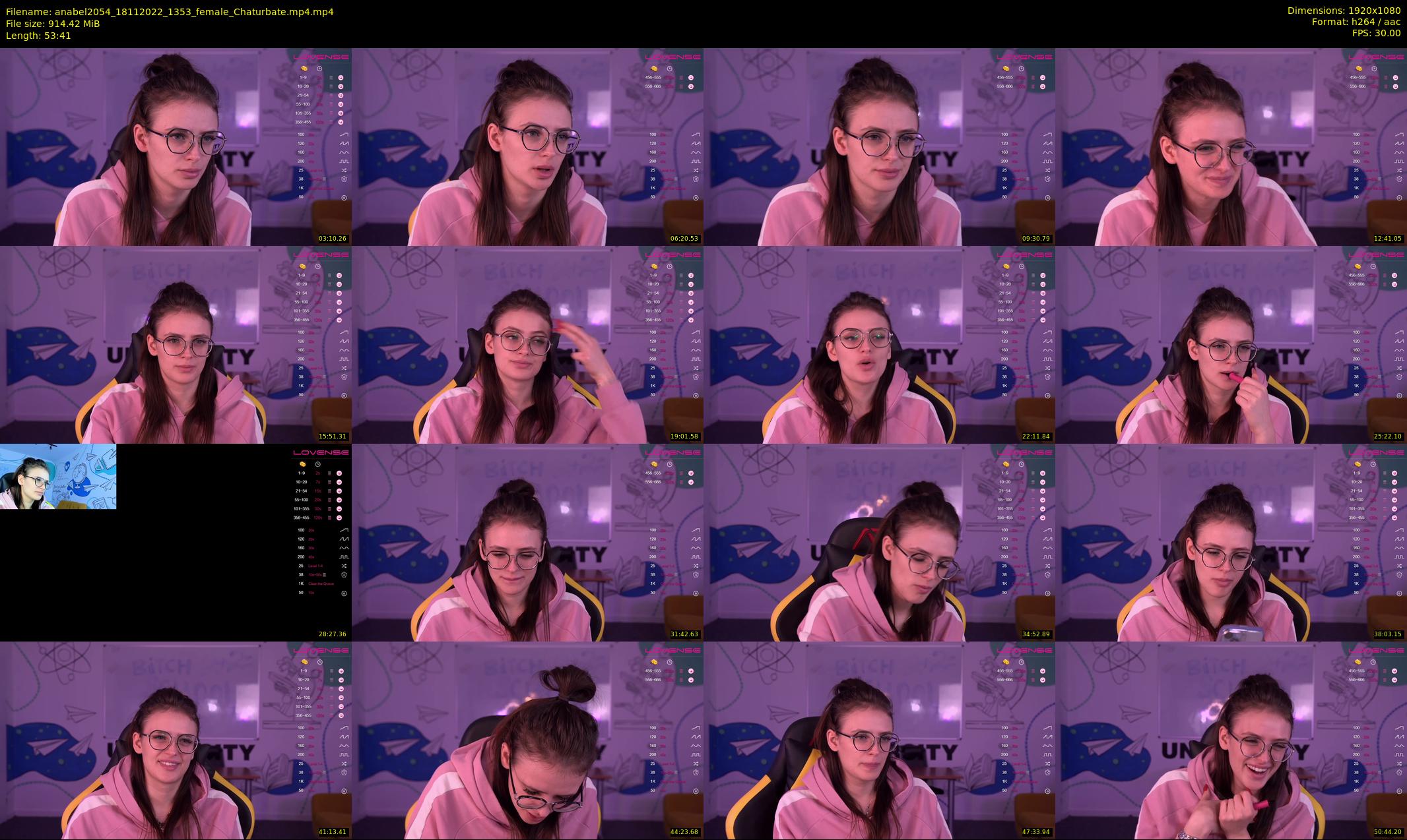anabel2054 — 54 minute Chaturbate female cam show recording, 1080p, Nov 18, 2022