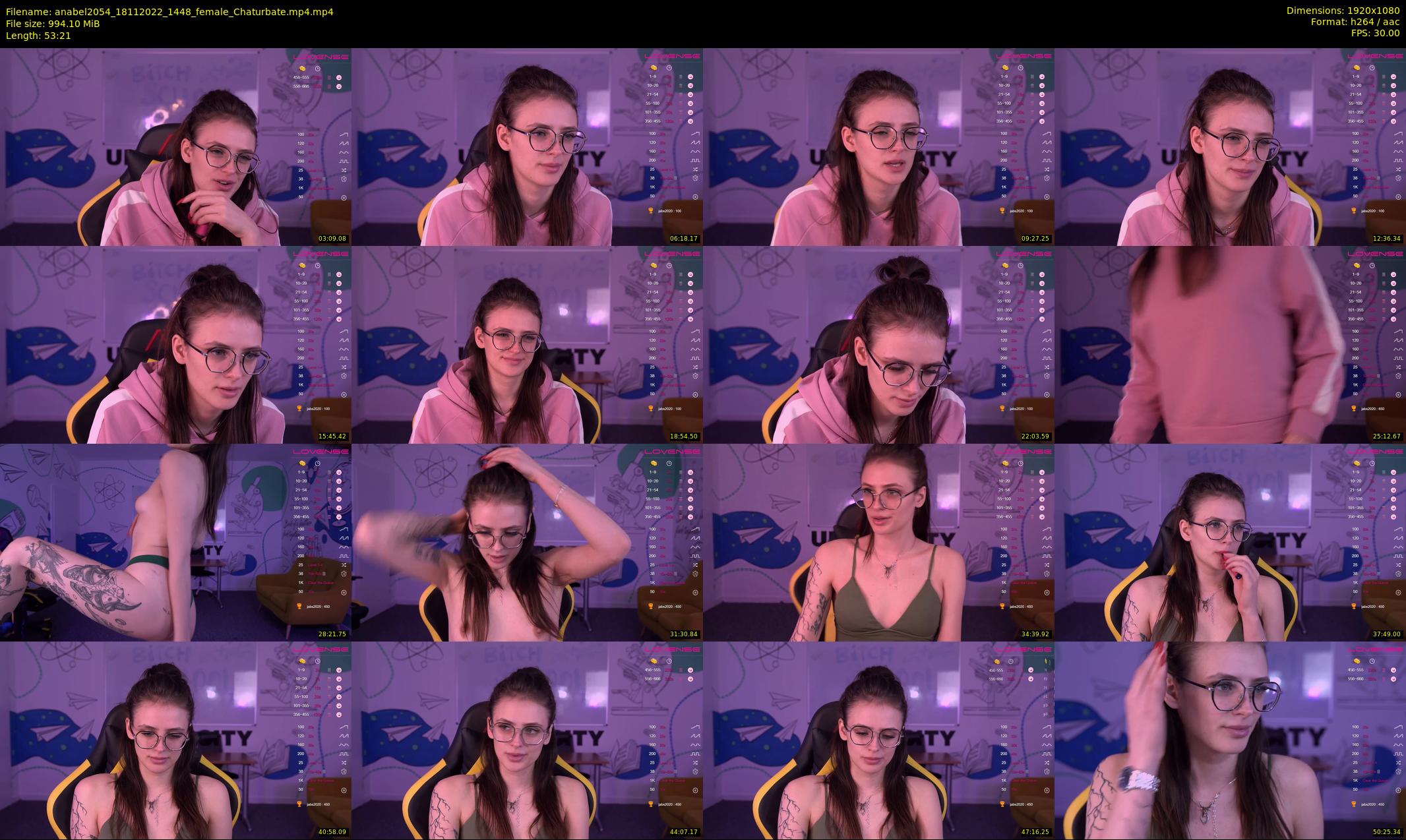 anabel2054 — 54 minute Chaturbate female cam show recording, 1080p, Nov 18, 2022