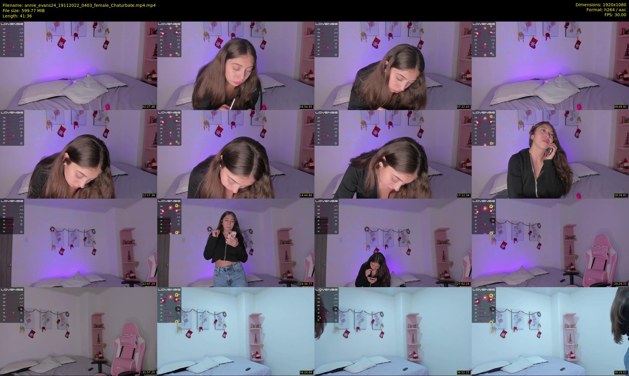 annie_evans24 — 42 minute Chaturbate female cam show recording, 1080p, Nov 19, 2022