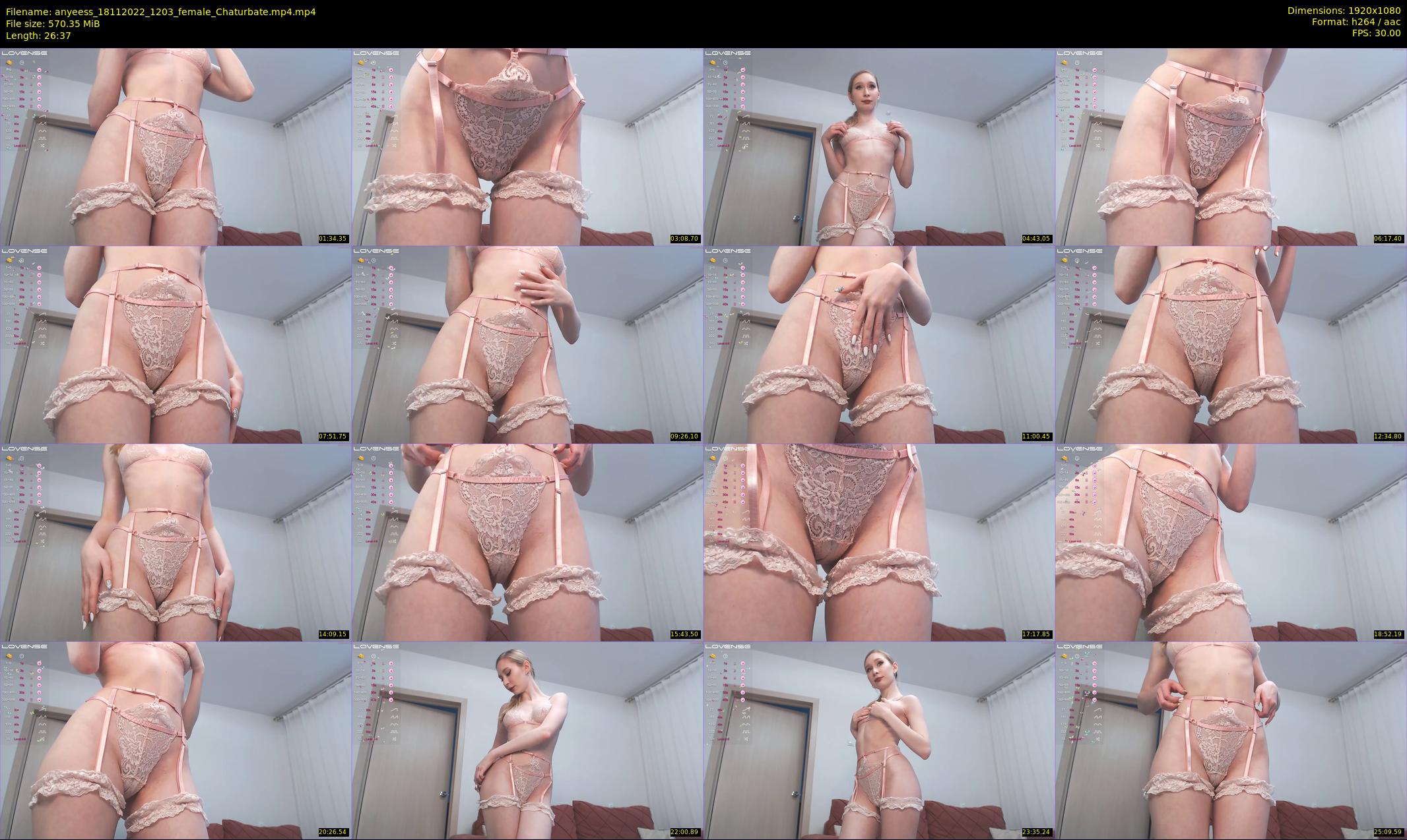 anyeess — 27 minute Chaturbate female cam show recording, 1080p, Nov 18, 2022