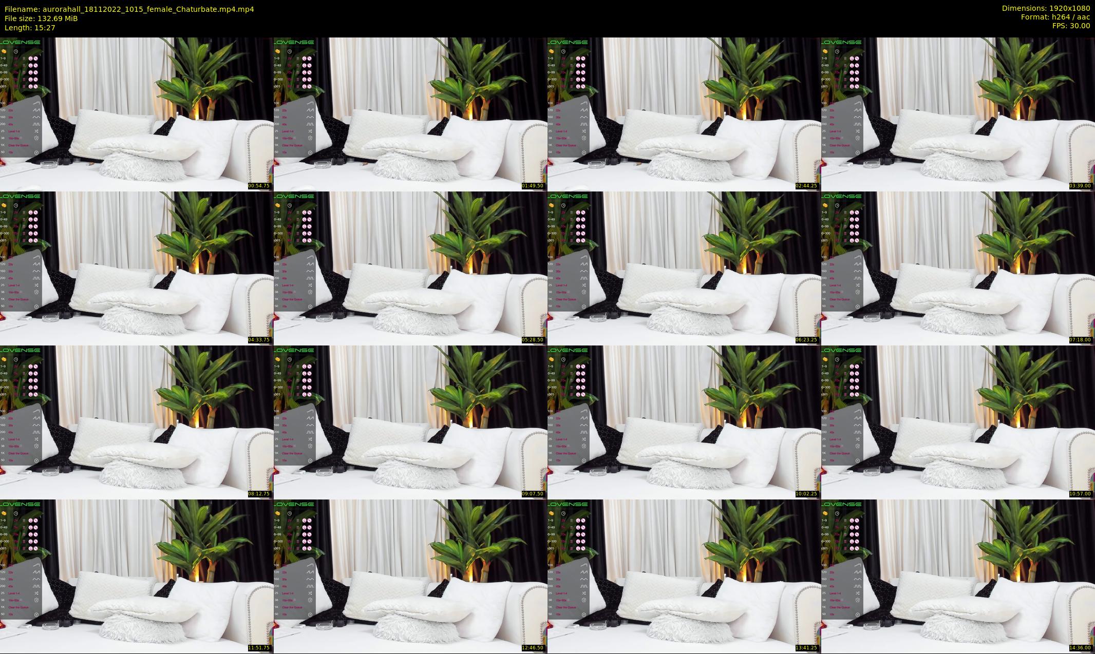 aurorahall — 16 minute Chaturbate female cam show recording, 1080p, Nov 18, 2022