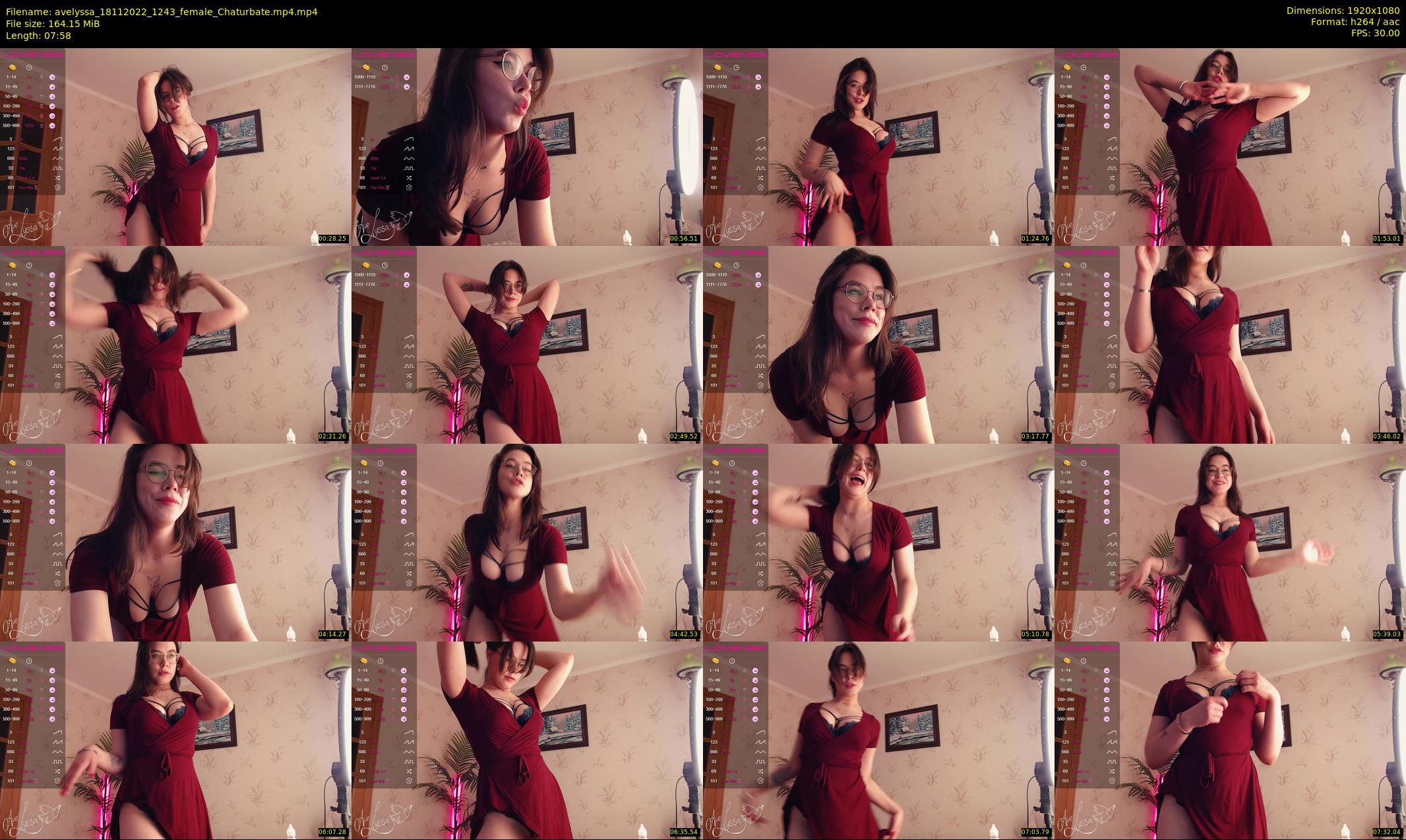 avelyssa — 8 minute Chaturbate female cam show recording, 1080p, Nov 18, 2022