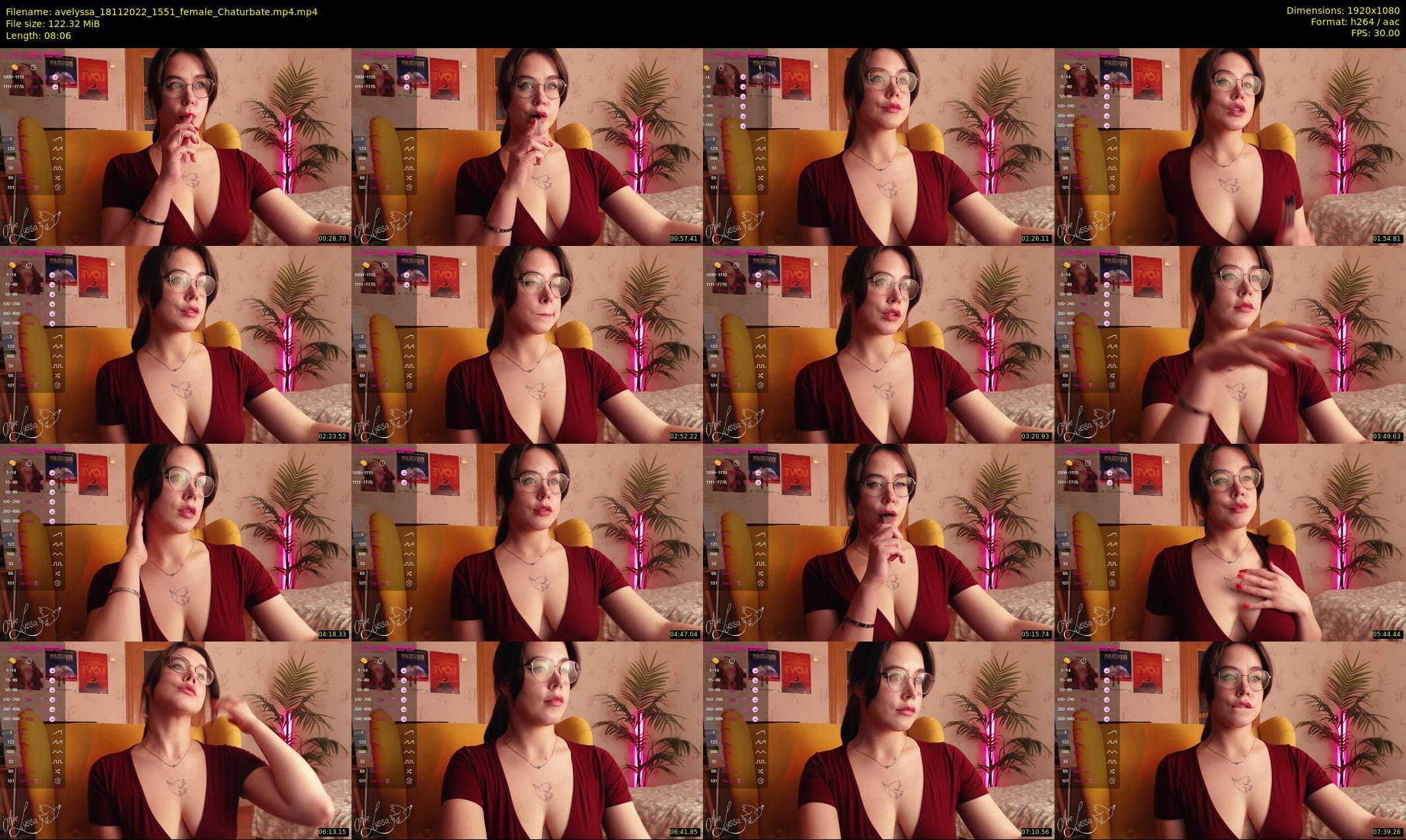 avelyssa — 9 minute Chaturbate female cam show recording, 1080p, Nov 18, 2022