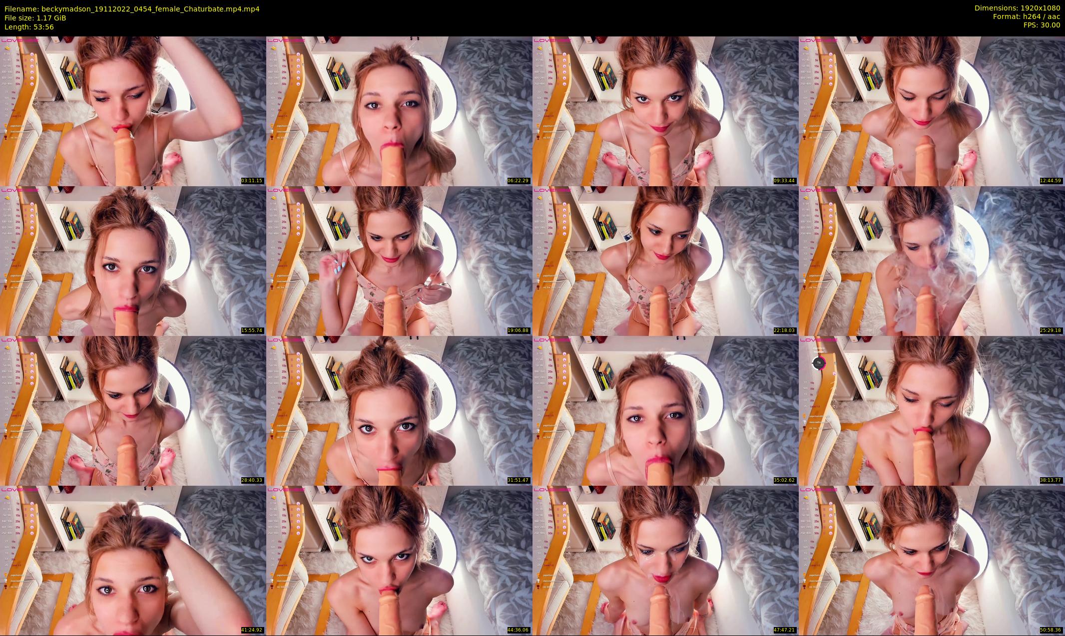 beckymadson — 54 minute Chaturbate female cam show recording, 1080p, Nov 19, 2022