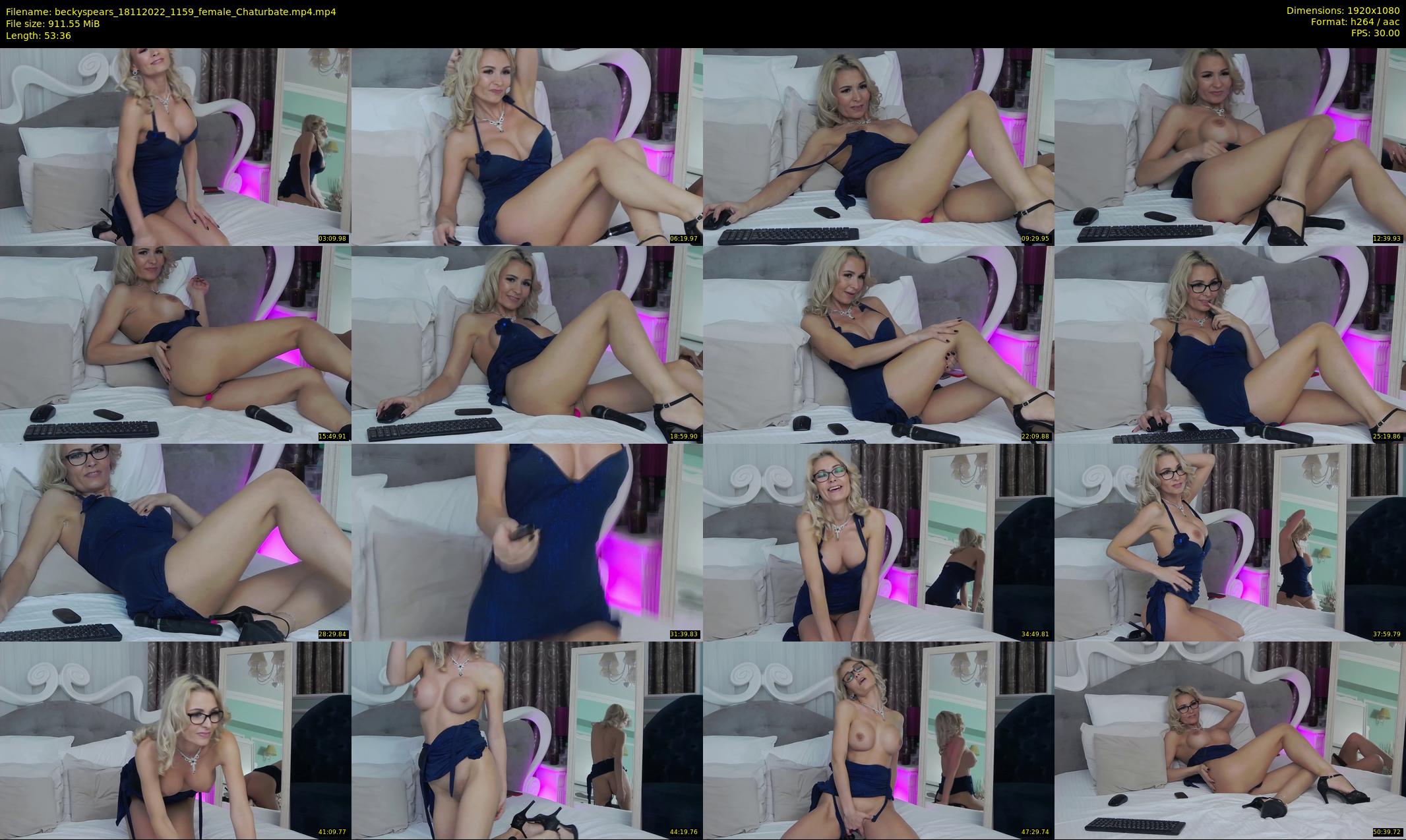 beckyspears — 54 minute Chaturbate female cam show recording, 1080p, Nov 18, 2022