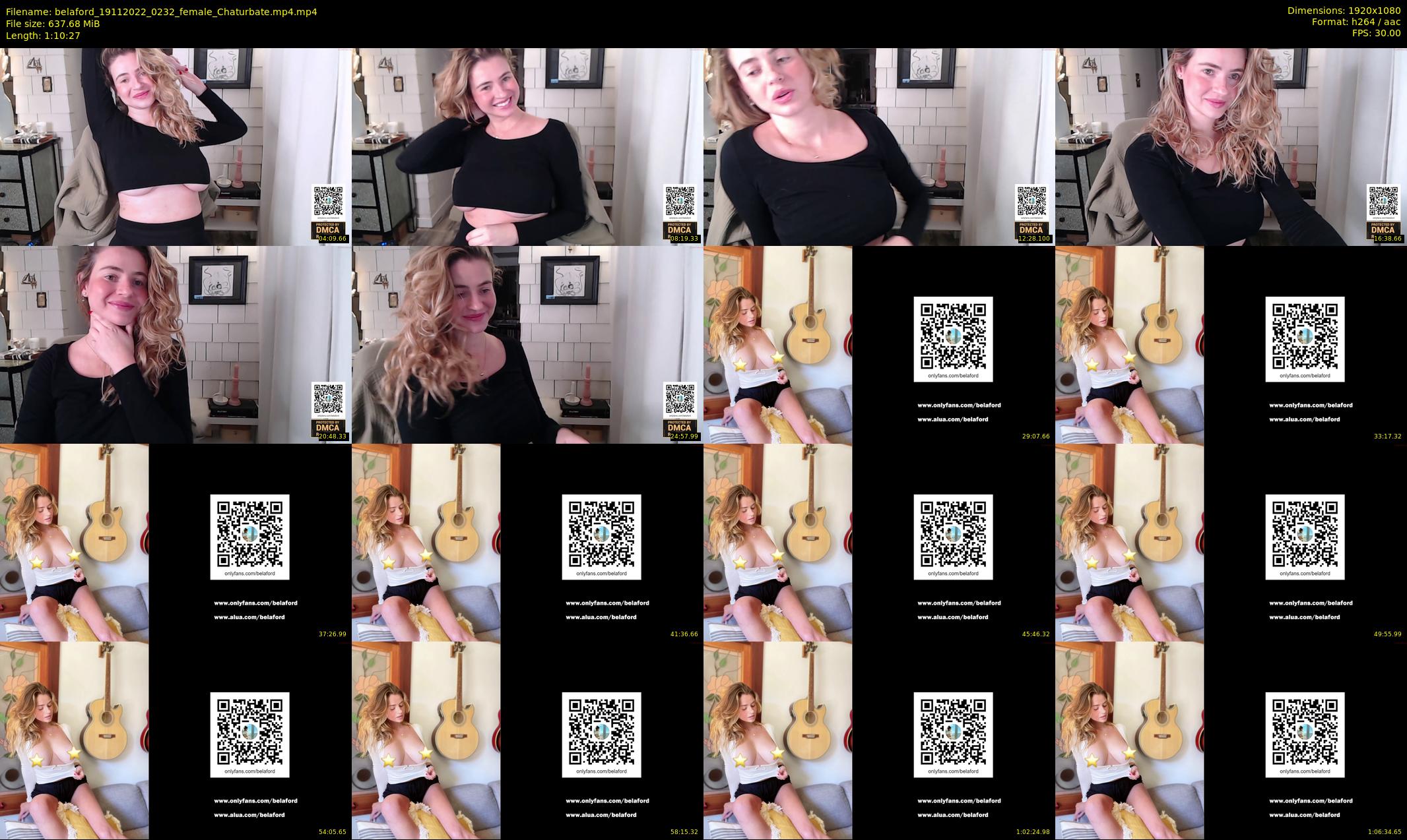 belaford — 71 minute Chaturbate female cam show recording, 1080p, Nov 19, 2022