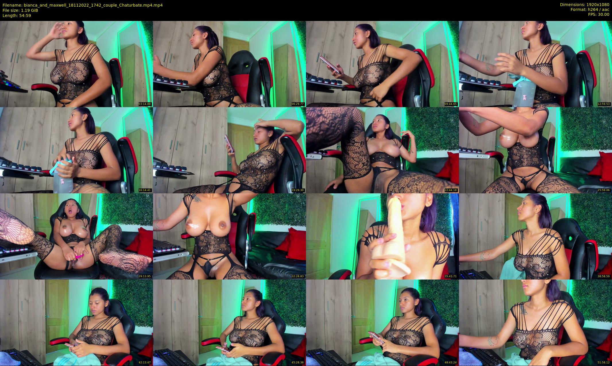 bianca_and_maxwell — 55 minute Chaturbate couple cam show recording, 1080p, Nov 18, 2022