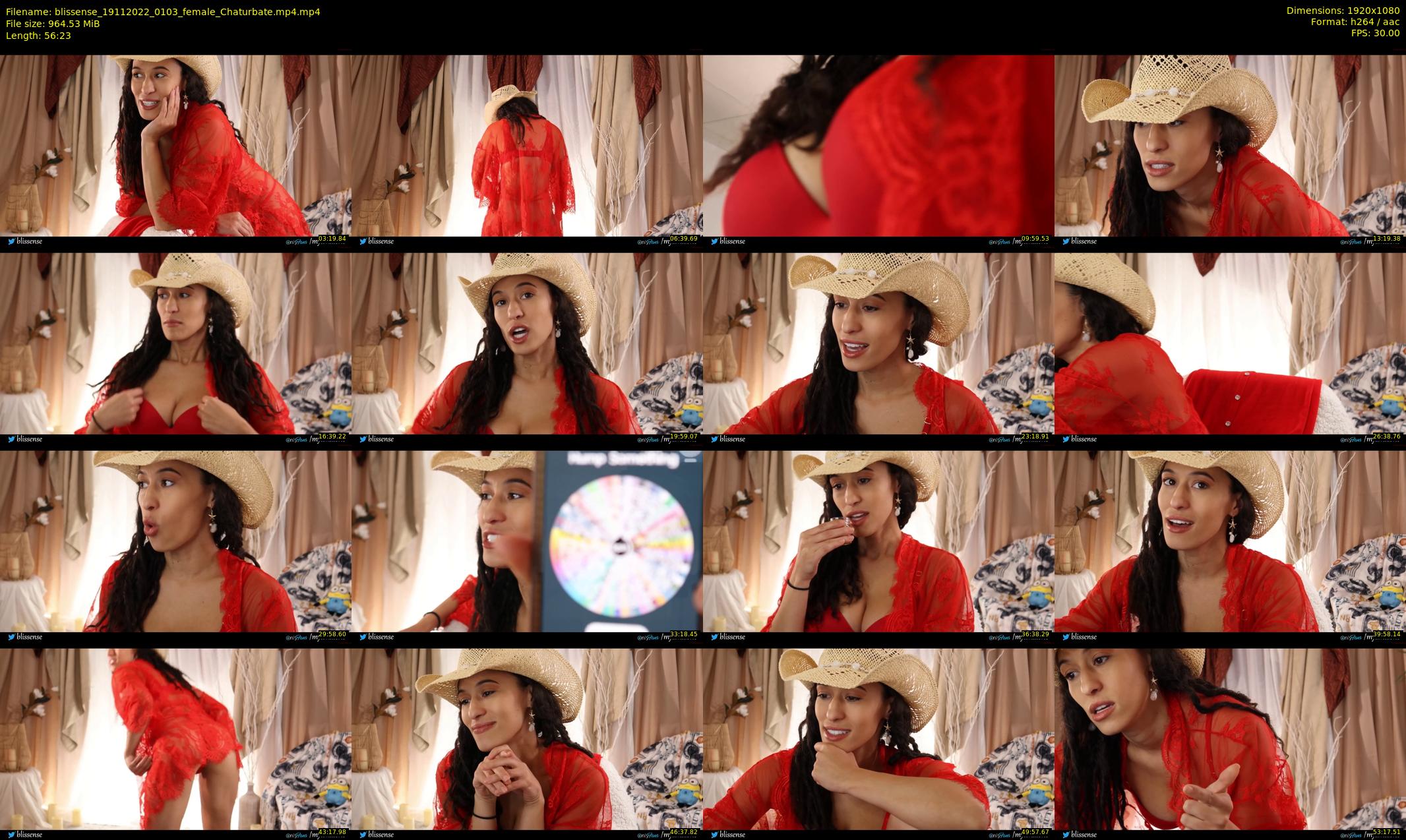 blissense — 57 minute Chaturbate female cam show recording, 1080p, Nov 19, 2022