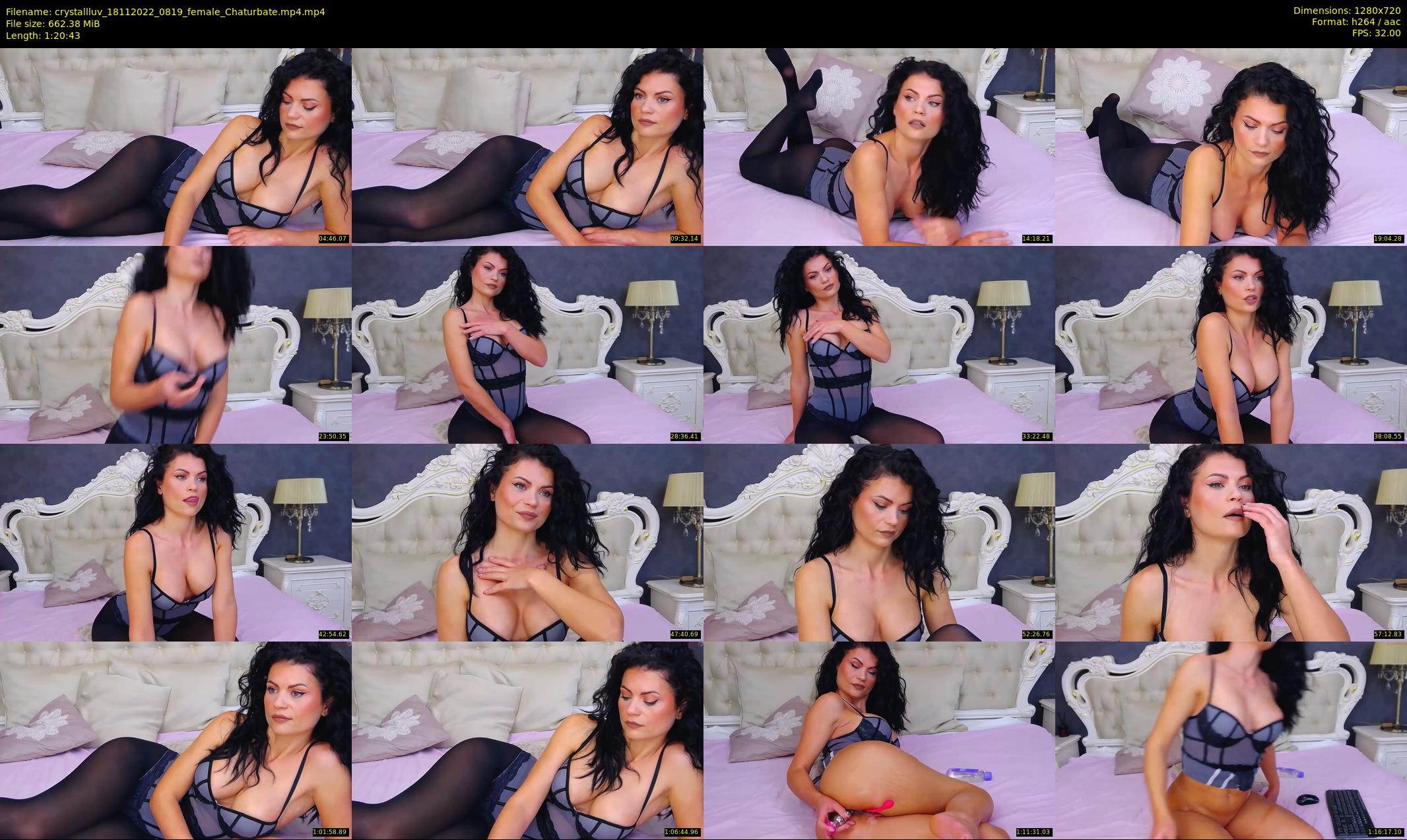 crystallluv — 81 minute Chaturbate female cam show recording, 720p, Nov 18, 2022