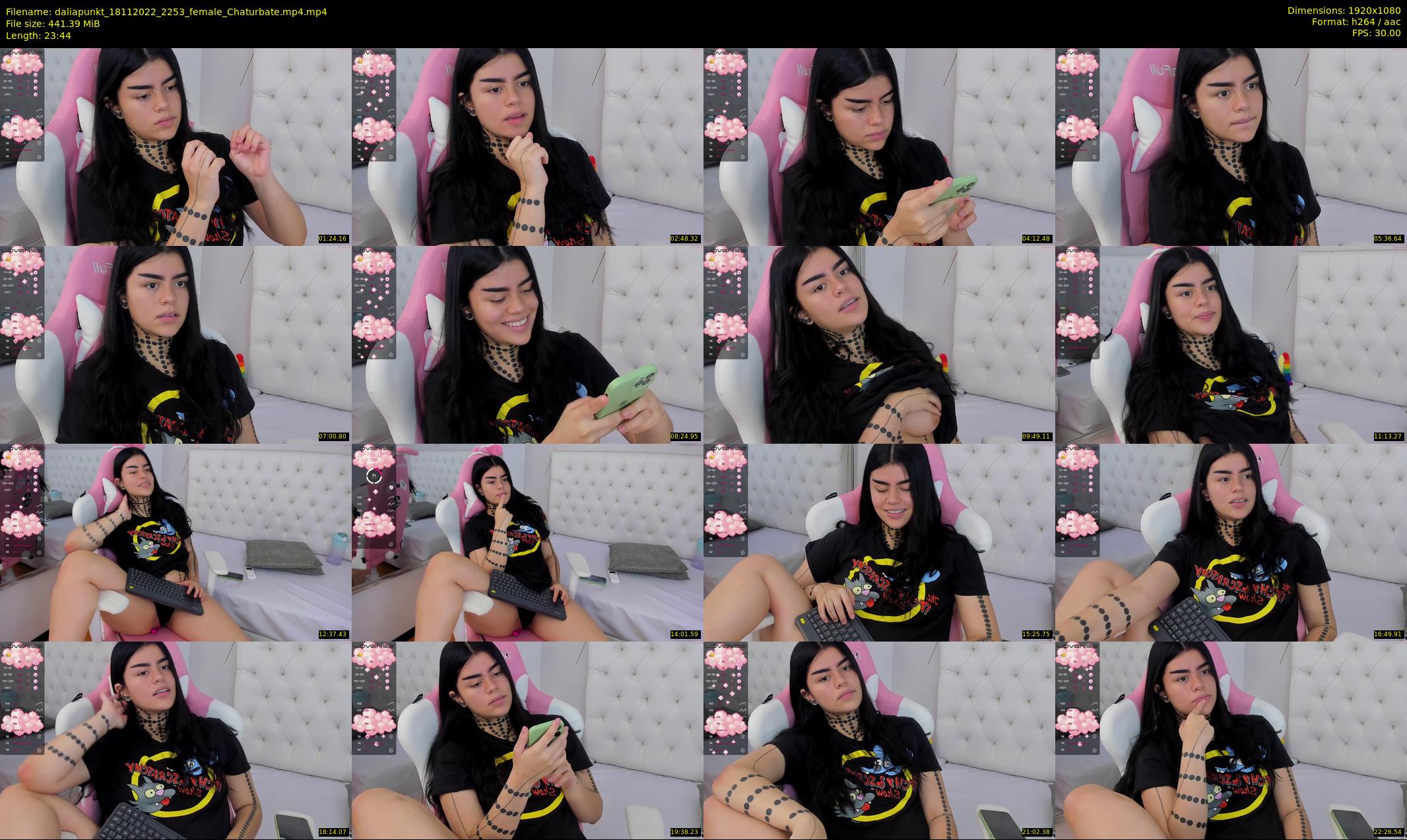 daliapunkt — 24 minute Chaturbate female cam show recording, 1080p, Nov 18, 2022