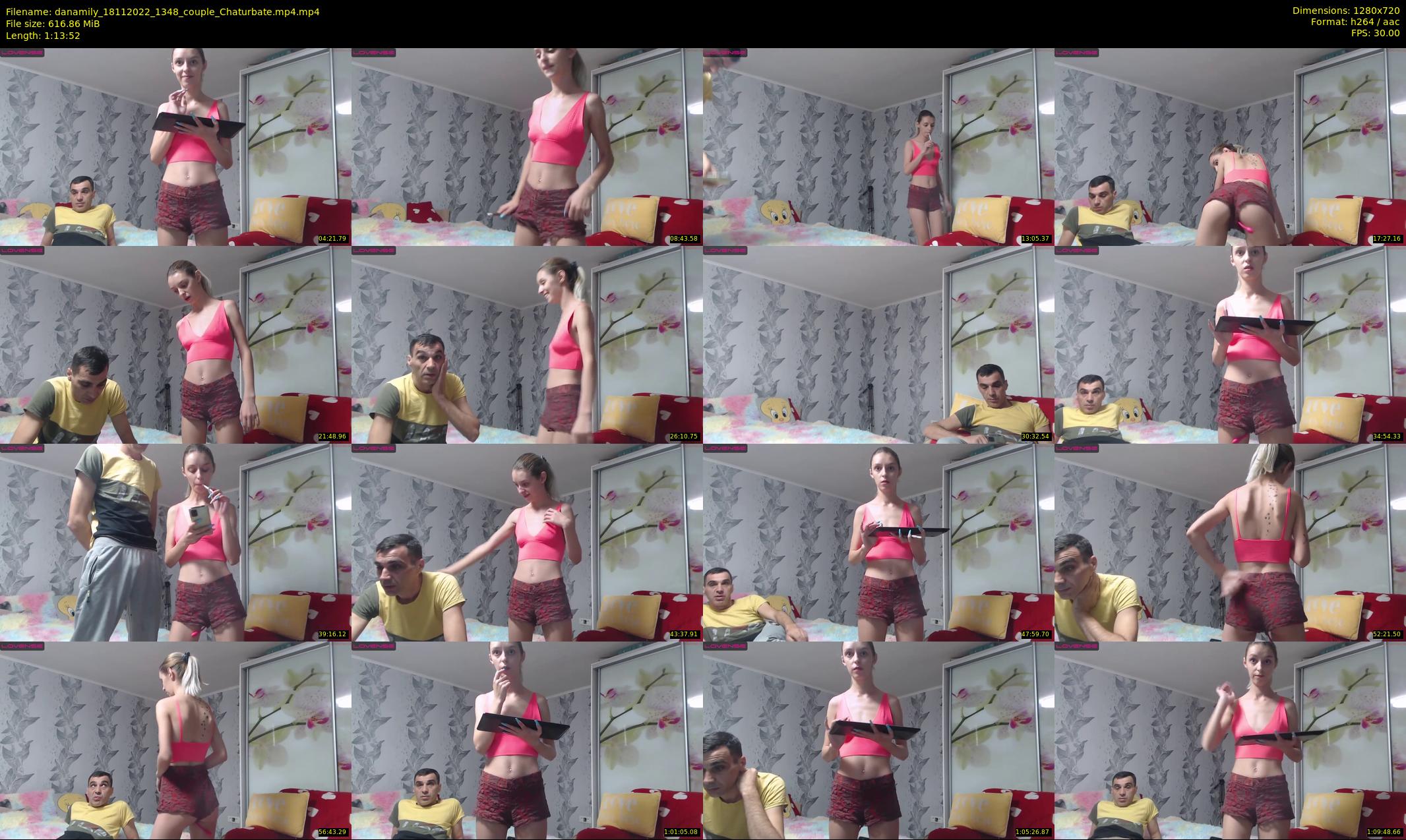 danamily — 74 minute Chaturbate female cam show recording, 720p, Nov 18, 2022