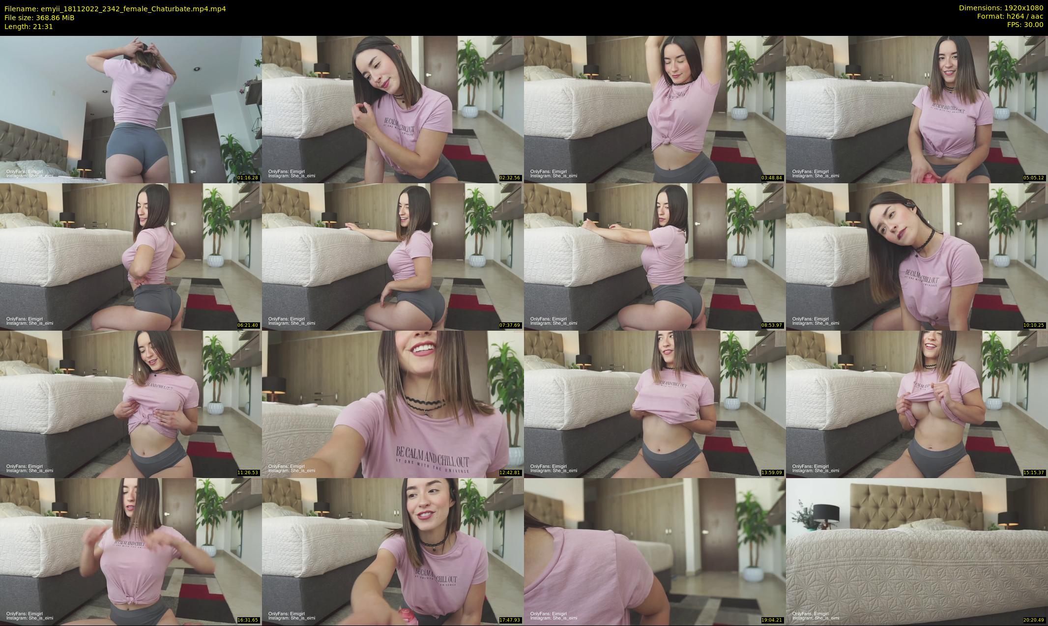emyii — 22 minute Chaturbate female cam show recording, 1080p, Nov 18, 2022