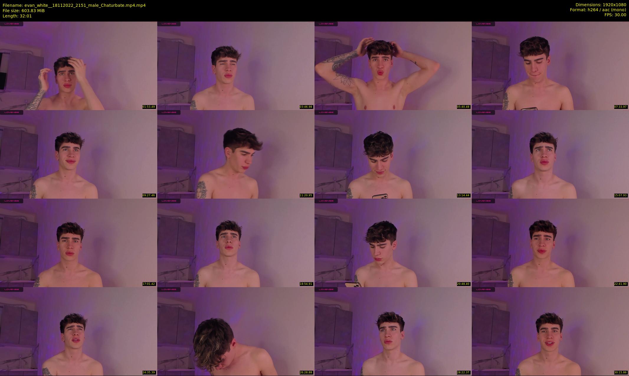 evan_white_ — 33 minute Chaturbate male cam show recording, 1080p, Nov 18, 2022