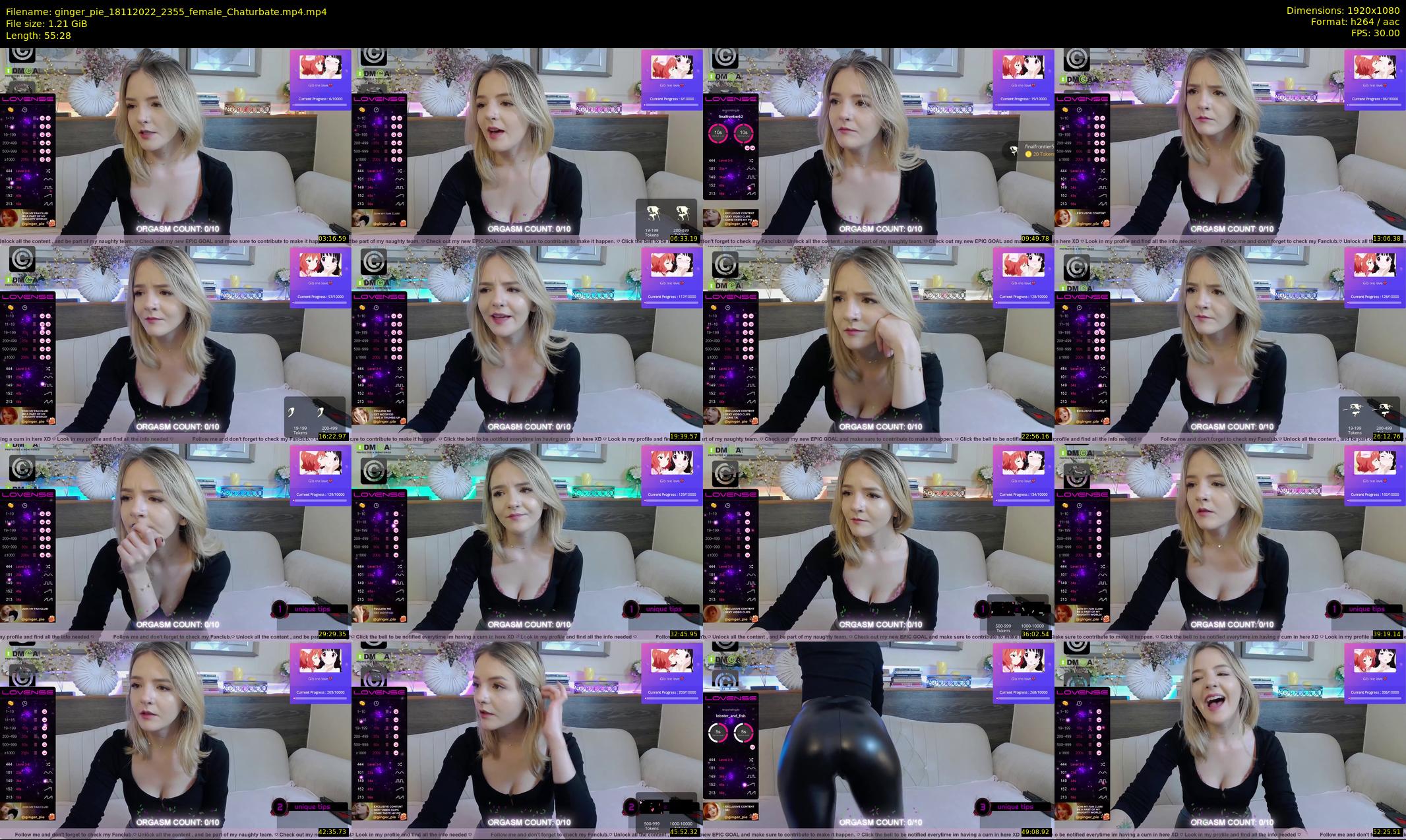 ginger_pie — 56 minute Chaturbate female cam show recording, 1080p, Nov 18, 2022