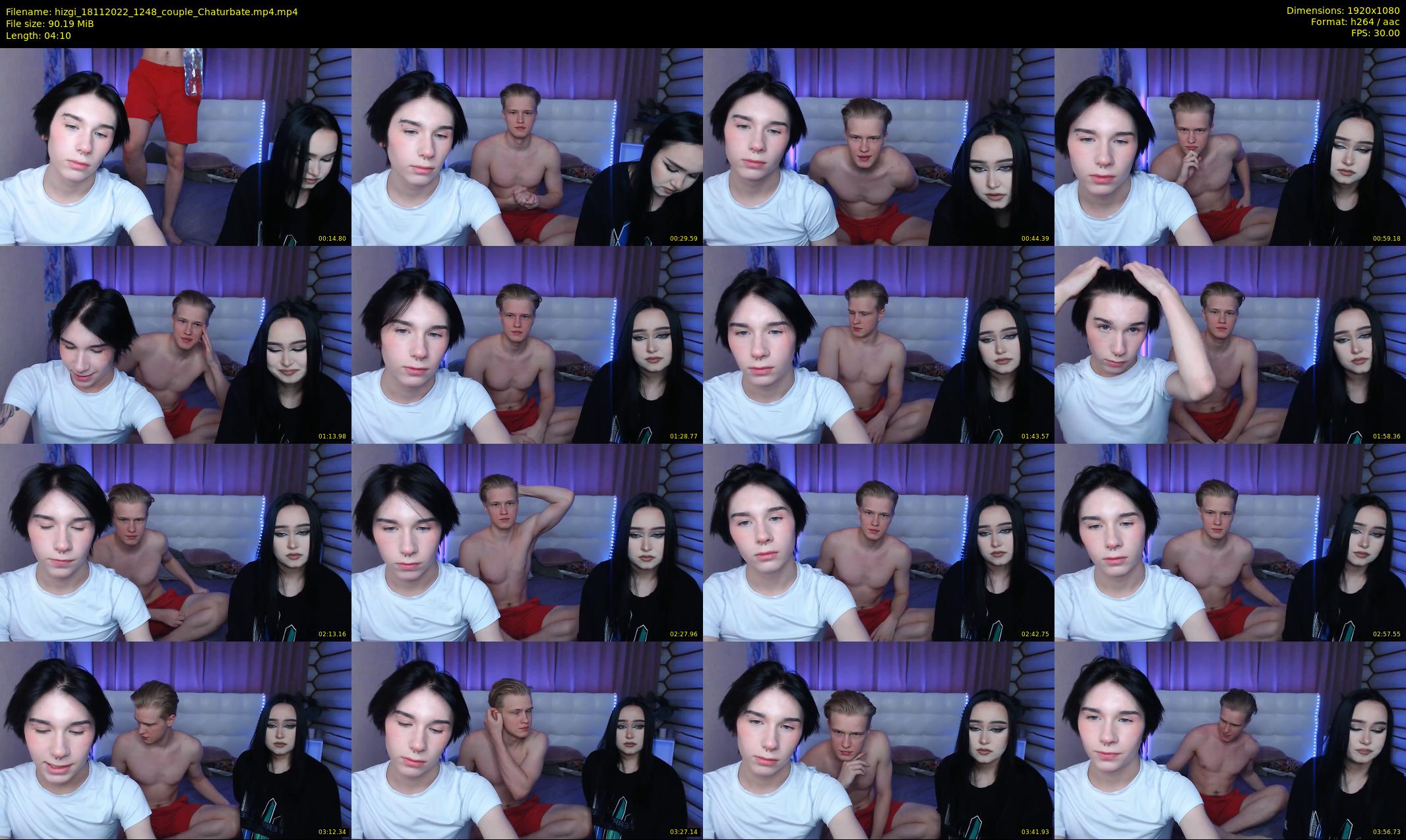 hizgi — 5 minute Chaturbate couple cam show recording, 1080p, Nov 18, 2022