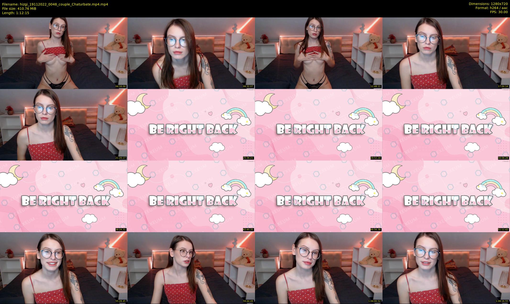 hizgi — 73 minute Chaturbate couple cam show recording, 720p, Nov 19, 2022